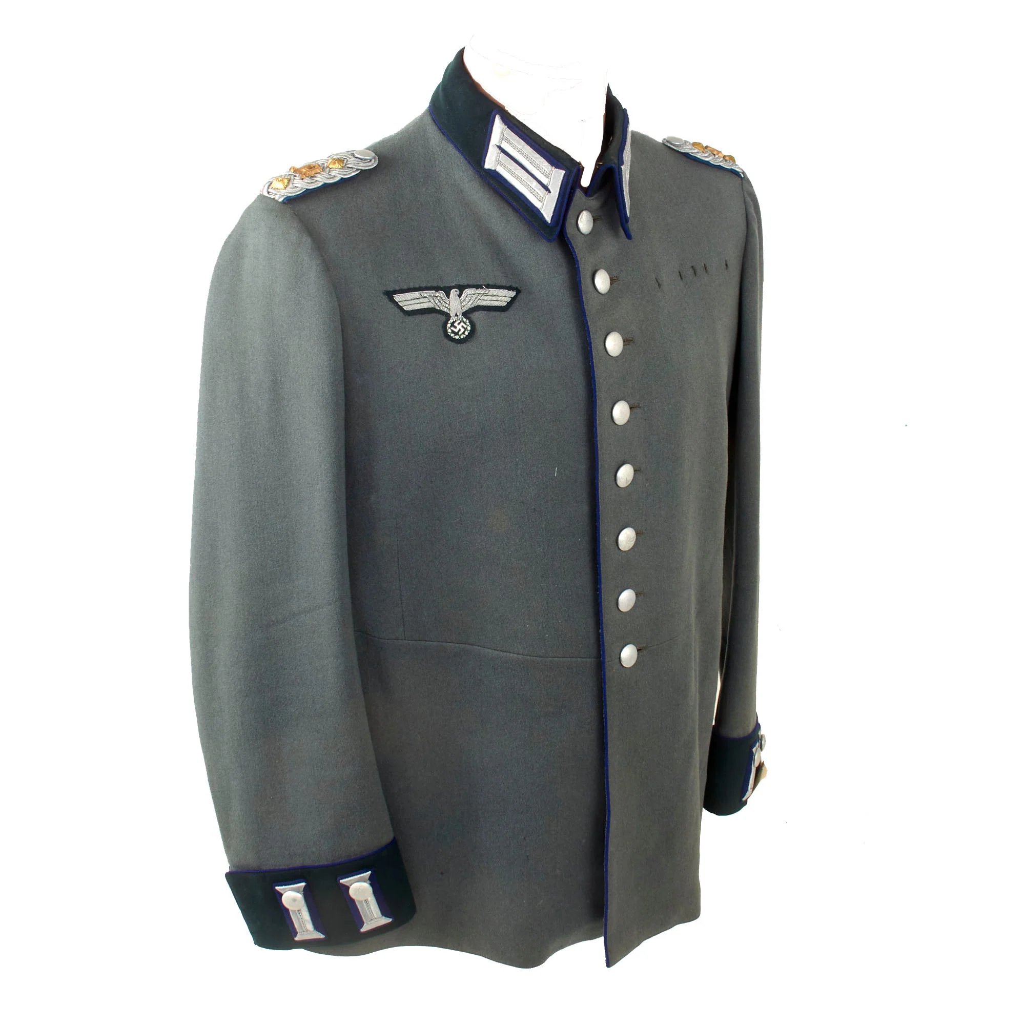 Original German WWII Named Heer Army Medical Academy Oberstarzt Officer M35 Waffenrock Dress Tunic - dated 1936 — image 3