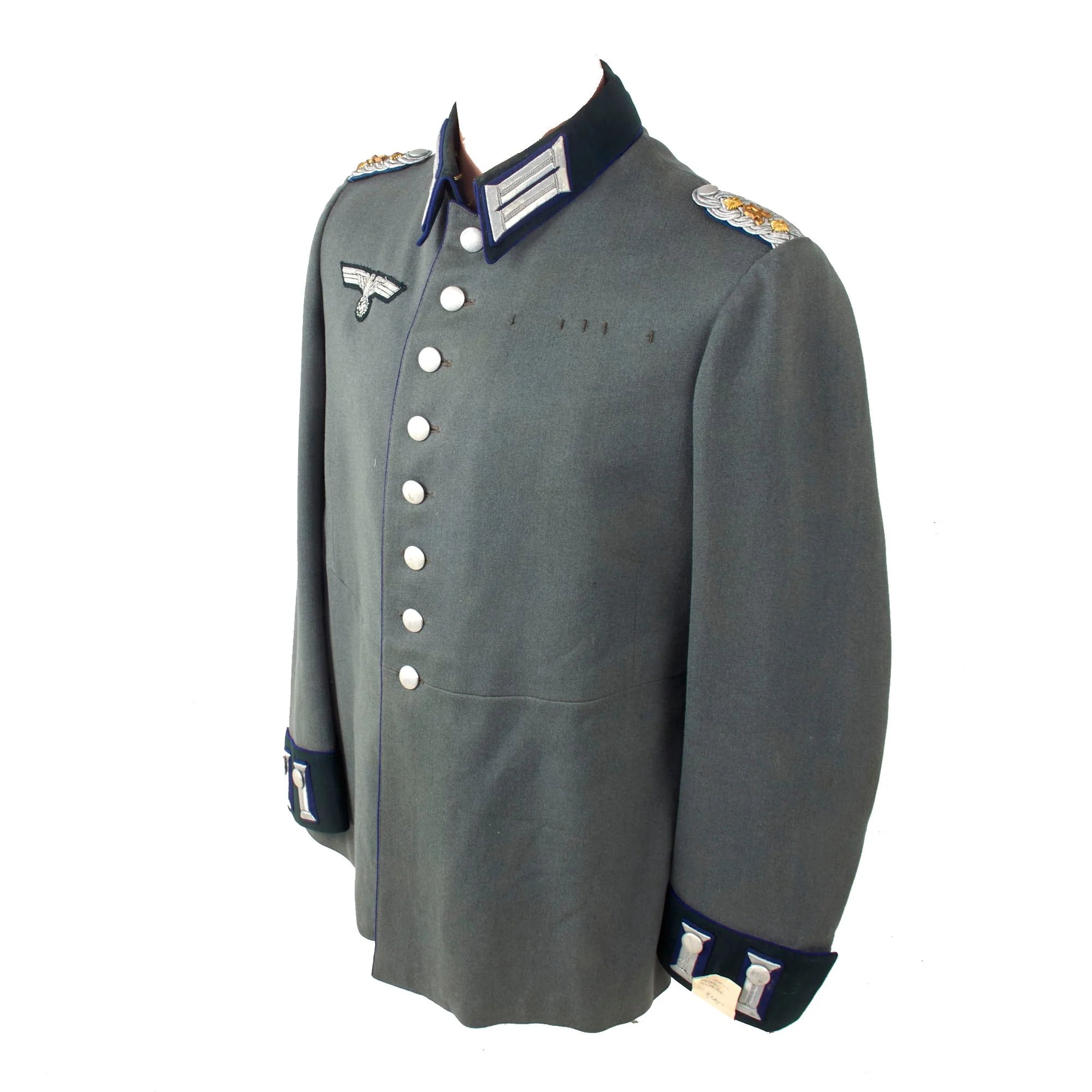 Original German WWII Named Heer Army Medical Academy Oberstarzt Officer M35 Waffenrock Dress Tunic - dated 1936 — image 8