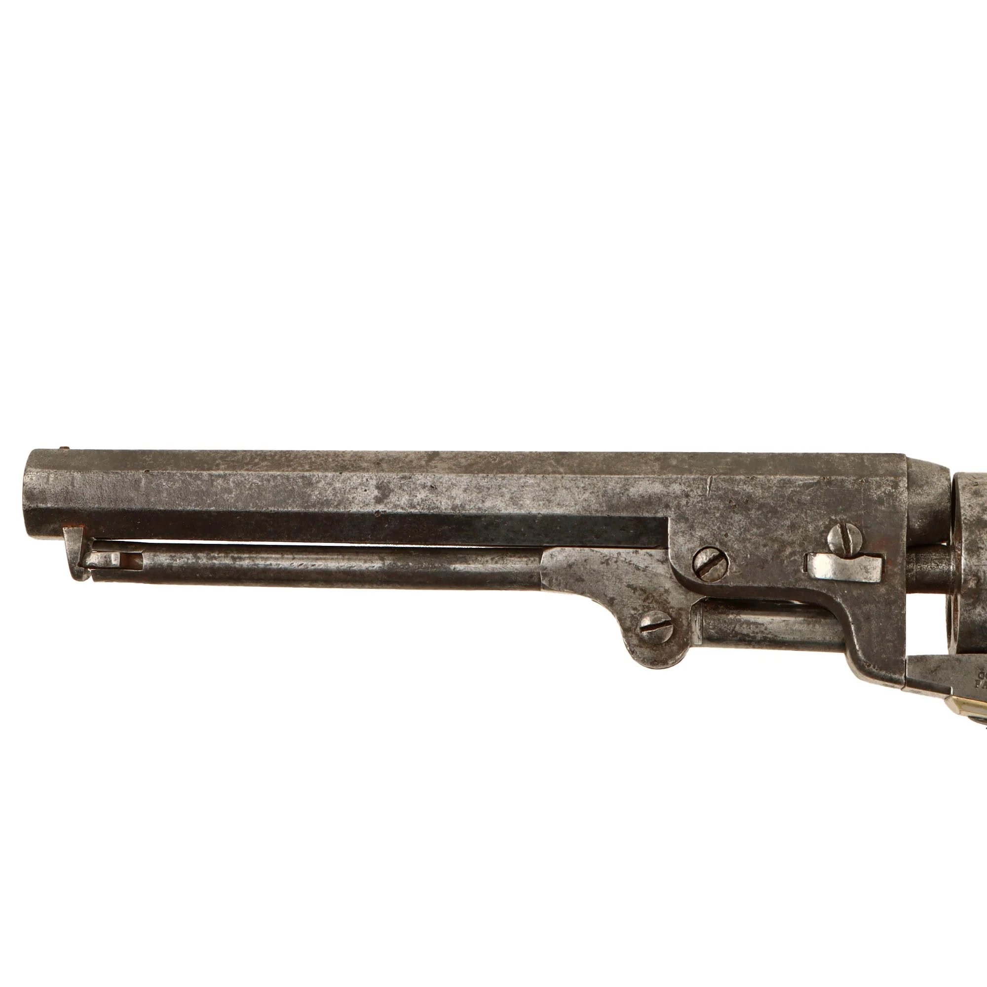 Original U.S. Civil War Colt M1849 .31cal Pocket Percussion Revolver with 6' Barrel Made in 1858 - Serial 144610 — image 11
