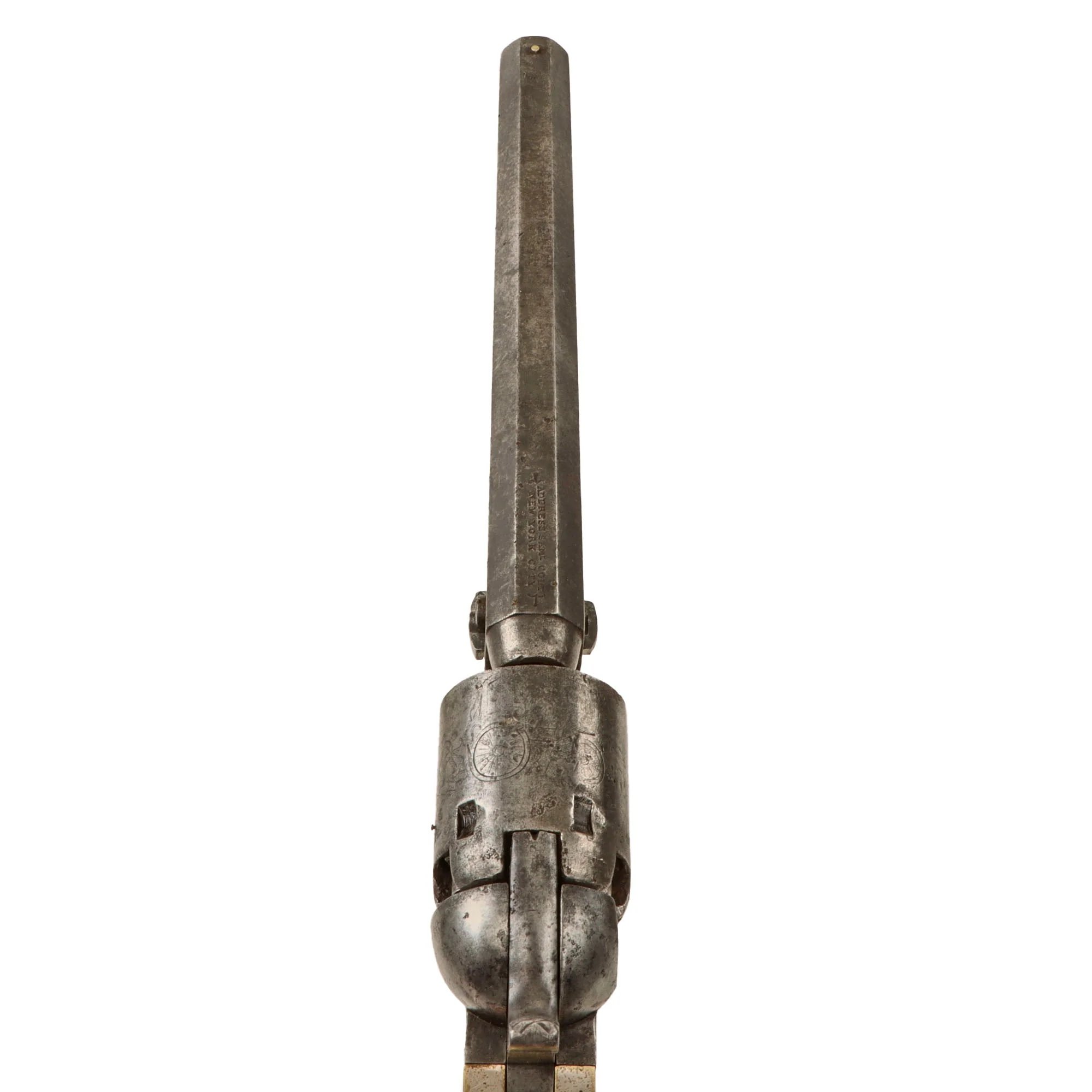 Original U.S. Civil War Colt M1849 .31cal Pocket Percussion Revolver with 6' Barrel Made in 1858 - Serial 144610 — image 16