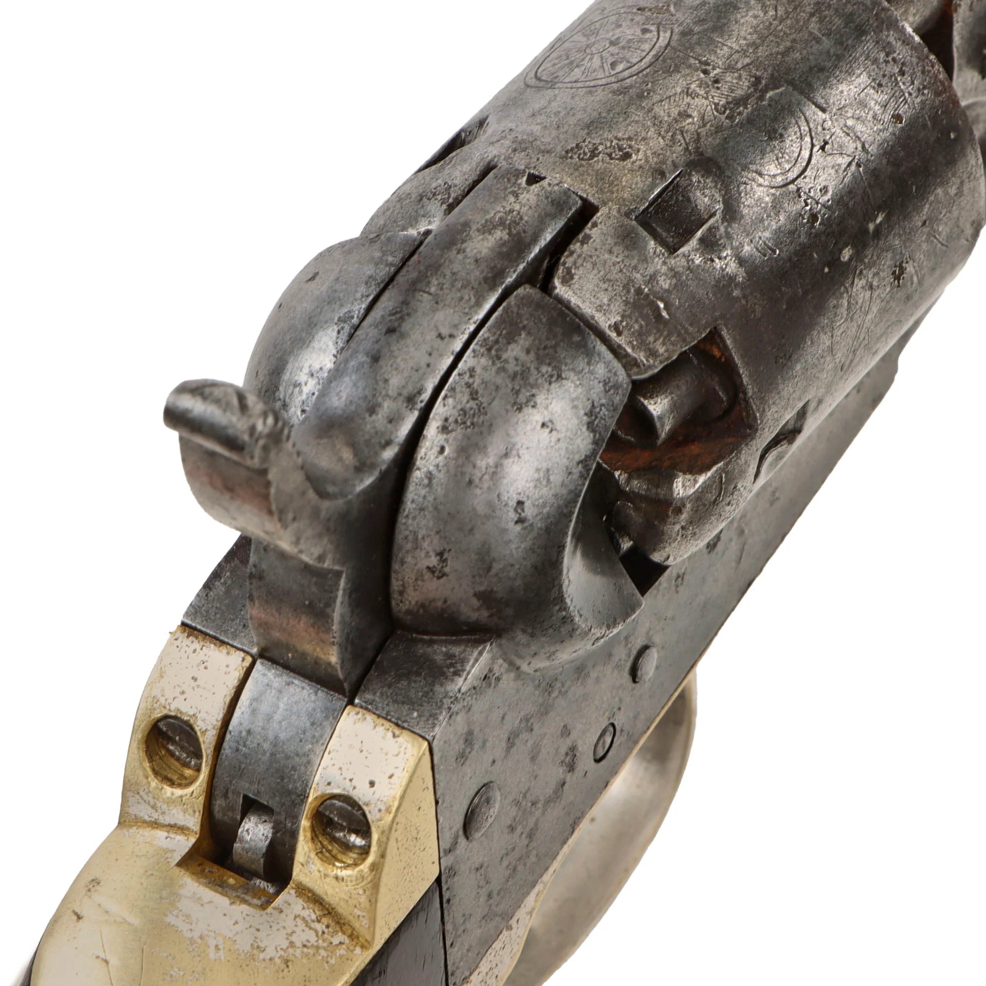 Original U.S. Civil War Colt M1849 .31cal Pocket Percussion Revolver with 6' Barrel Made in 1858 - Serial 144610 — image 17