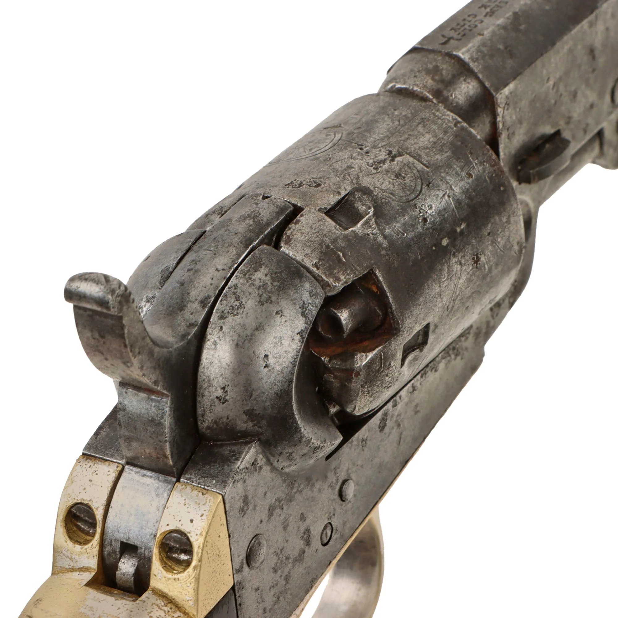 Original U.S. Civil War Colt M1849 .31cal Pocket Percussion Revolver with 6' Barrel Made in 1858 - Serial 144610 — image 19