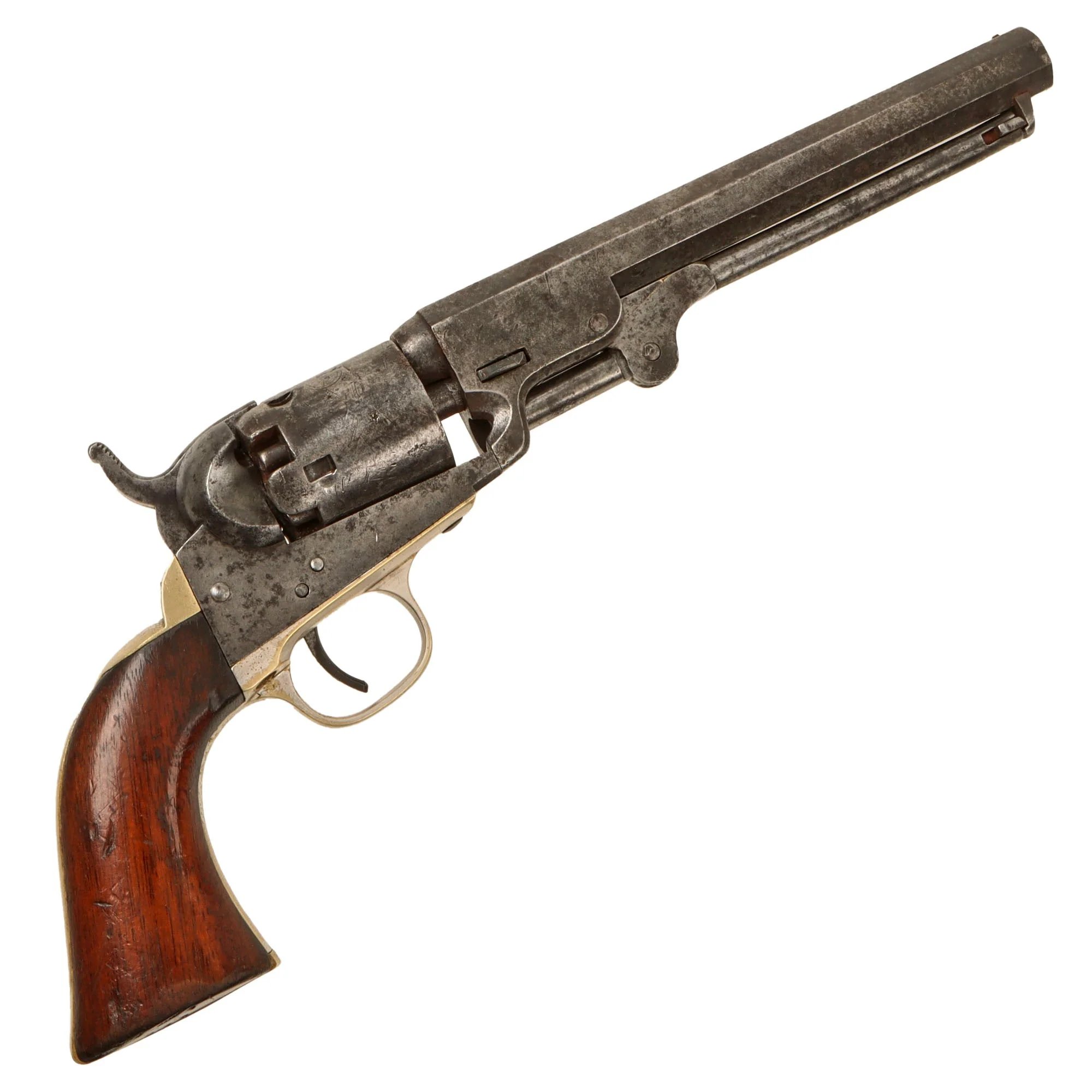 Original U.S. Civil War Colt M1849 .31cal Pocket Percussion Revolver with 6' Barrel Made in 1858 - Serial 144610 — image 2