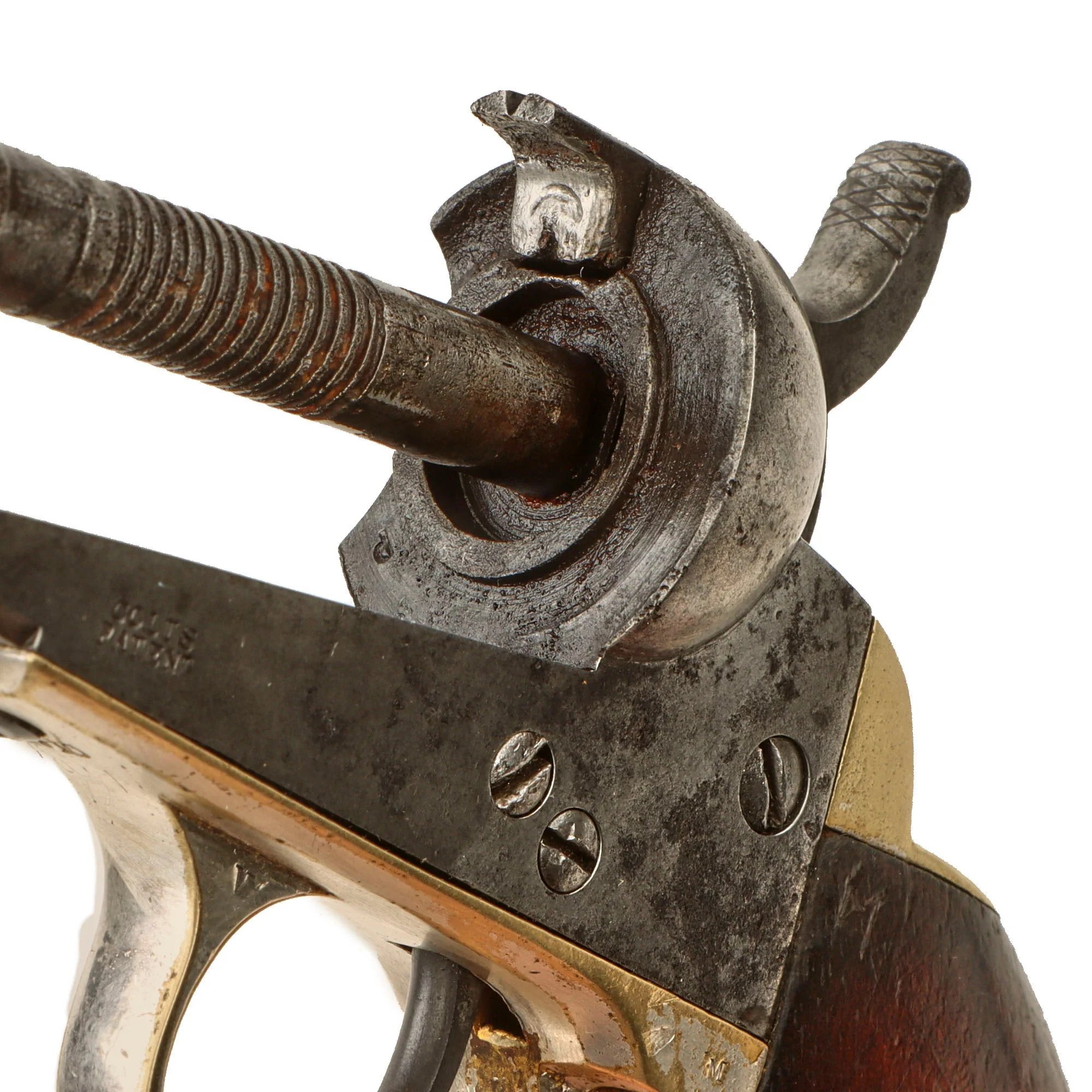 Original U.S. Civil War Colt M1849 .31cal Pocket Percussion Revolver with 6' Barrel Made in 1858 - Serial 144610 — image 20