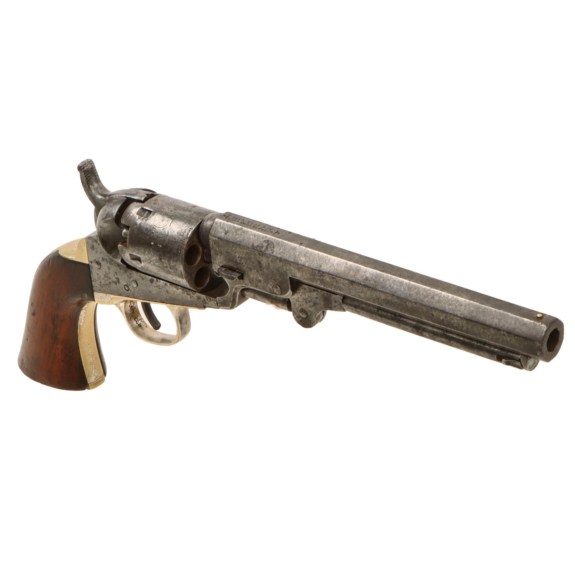 Original U.S. Civil War Colt M1849 .31cal Pocket Percussion Revolver with 6' Barrel Made in 1858 - Serial 144610 — image 4
