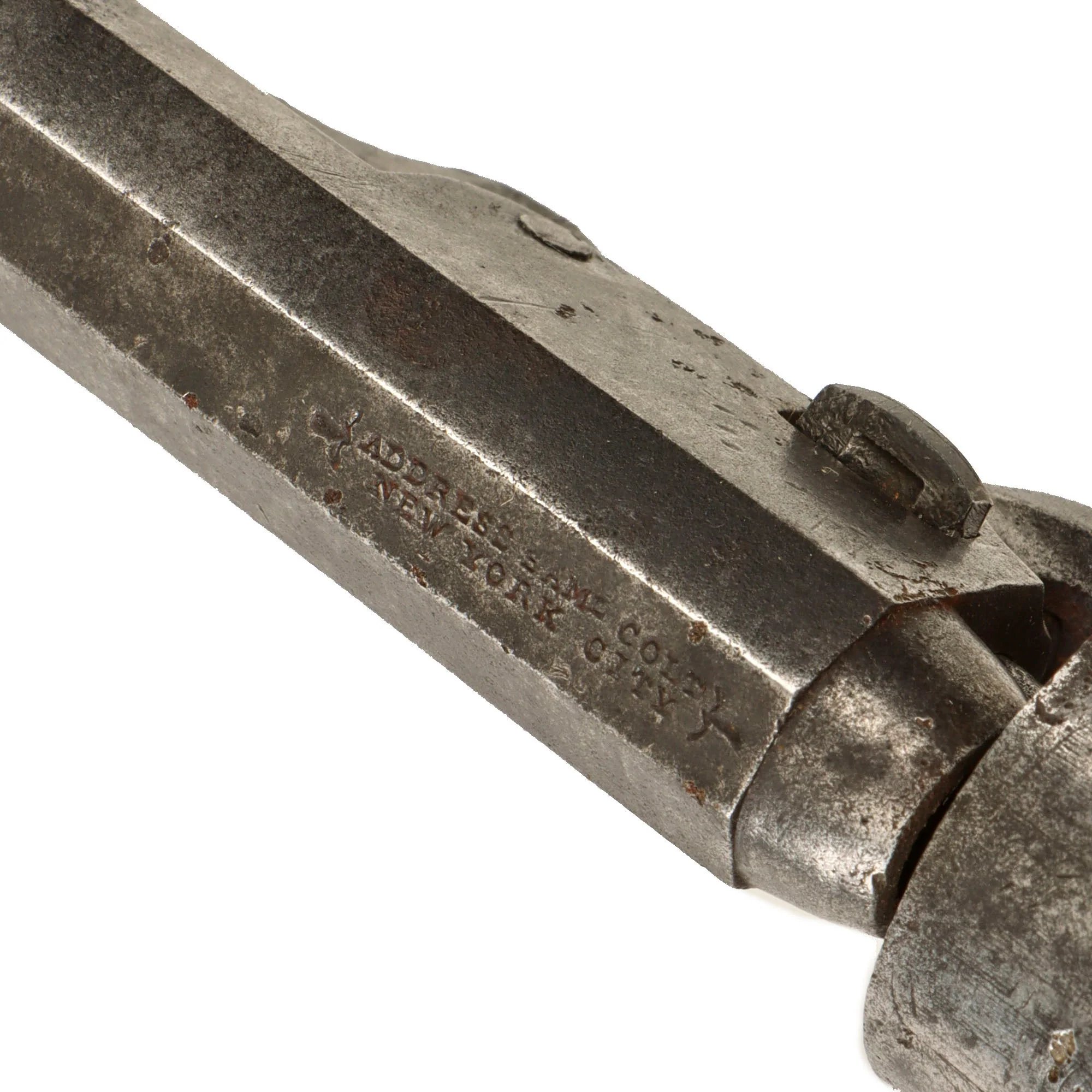 Original U.S. Civil War Colt M1849 .31cal Pocket Percussion Revolver with 6' Barrel Made in 1858 - Serial 144610 — image 8