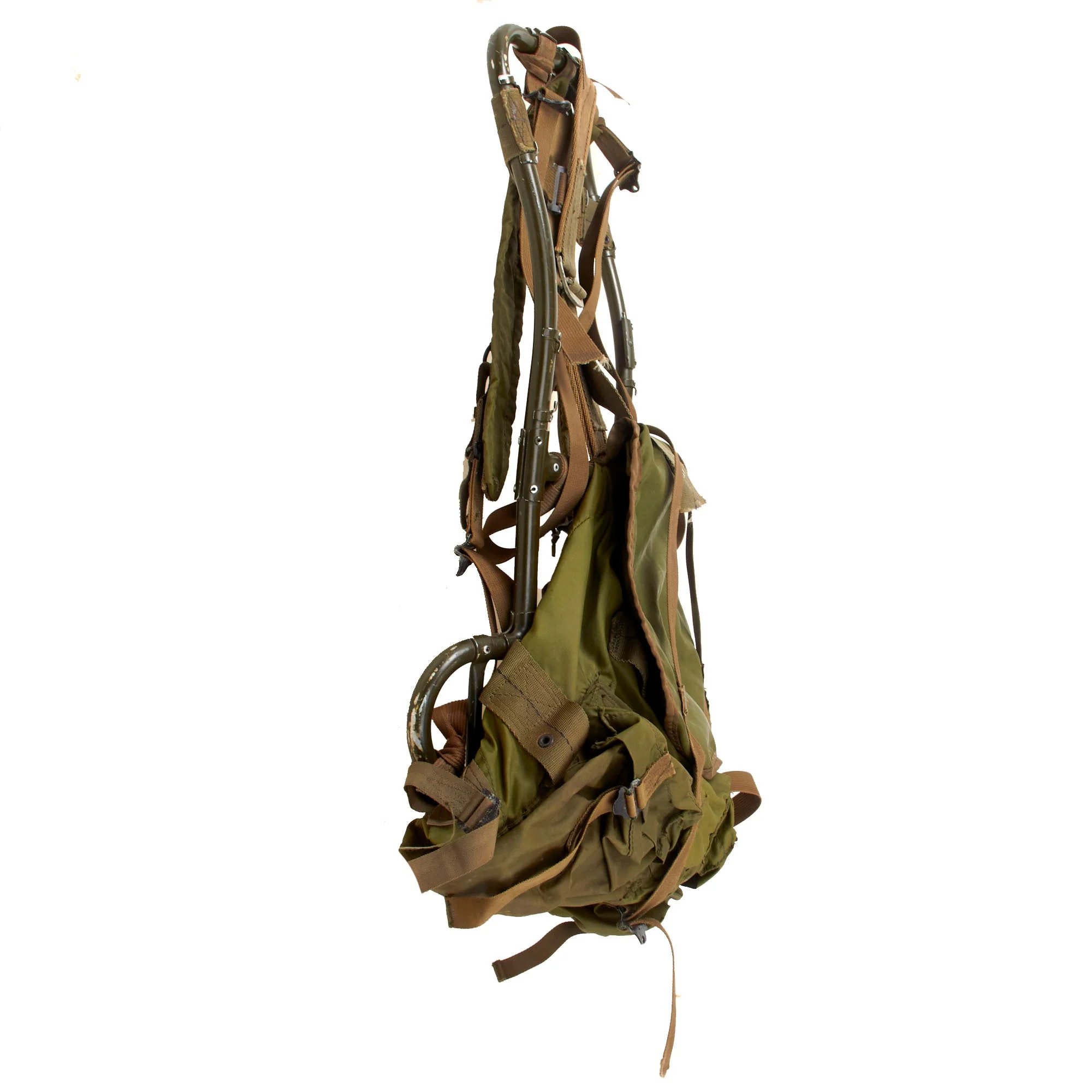 Original U.S. Vietnam War Early 1966 Model Lightweight Rucksack Frame - Dated 1968 - Complete — image 5