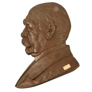 Original Imperial German WWI Era Scarce Bronze Wall Relief Plaque …