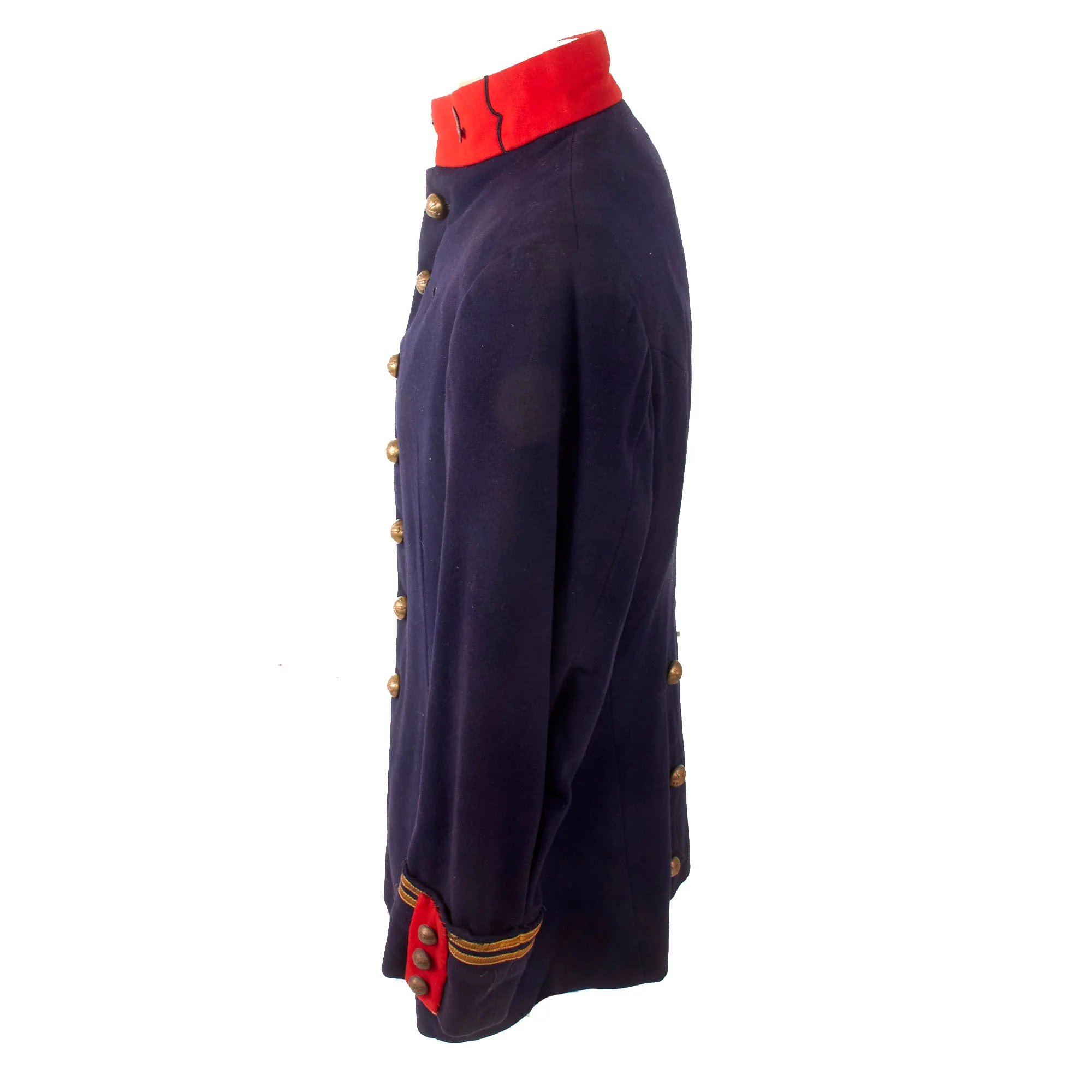 Original French Pre-WWI Army Officer's 2e Régiment d'Artillerie 2nd Field Artillery Regiment Lieutenant's Uniform Tunic with Great Markings — image 4