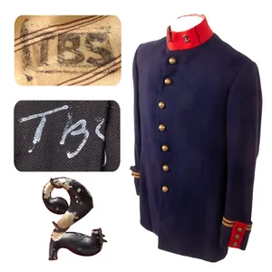 Original French Pre-WWI Army Officer's 2e Régiment d'Artillerie 2nd Field …