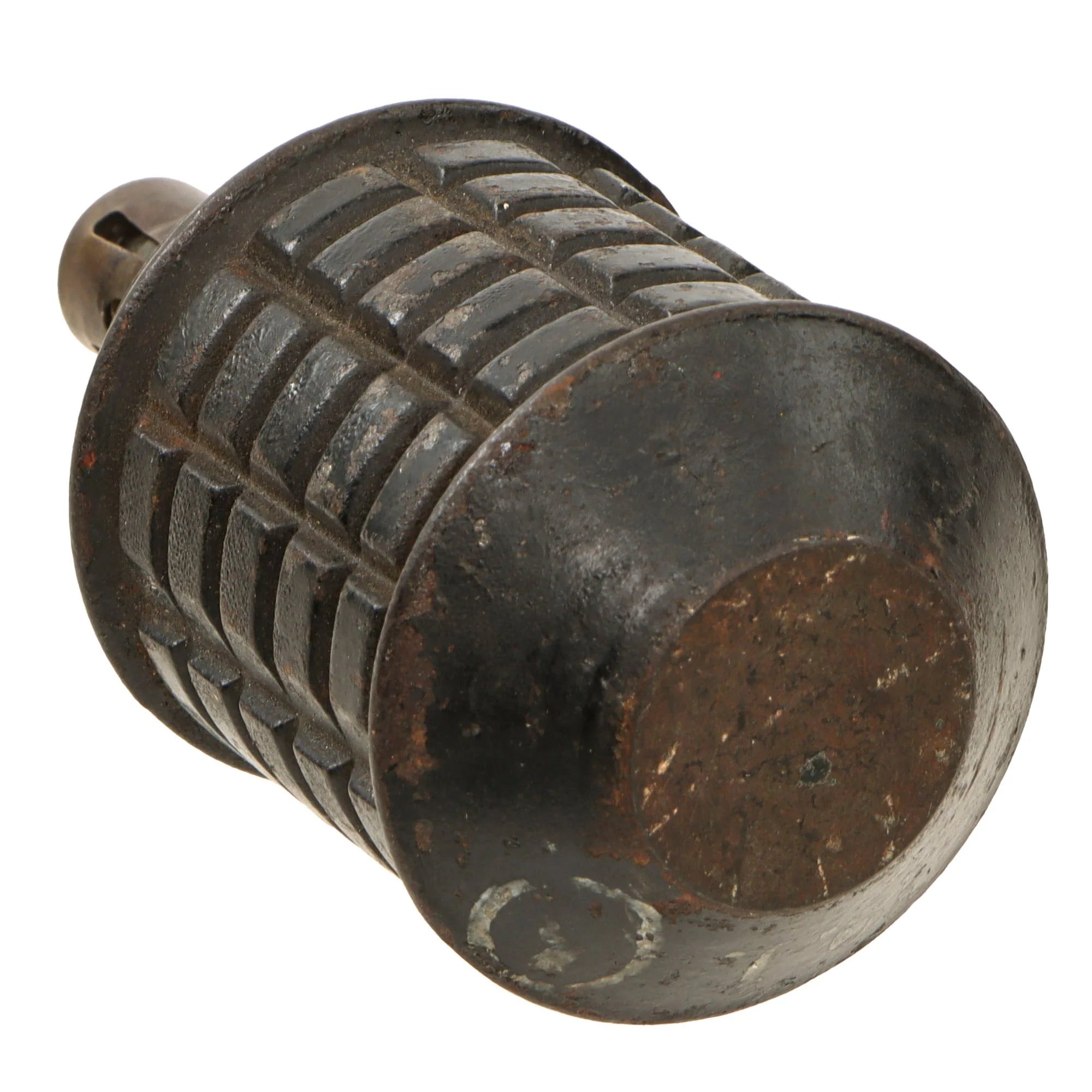 Original Japanese WWII Type 97 Inert Fragmentation Hand Grenade with Fuse - Dated 1941 — image 7