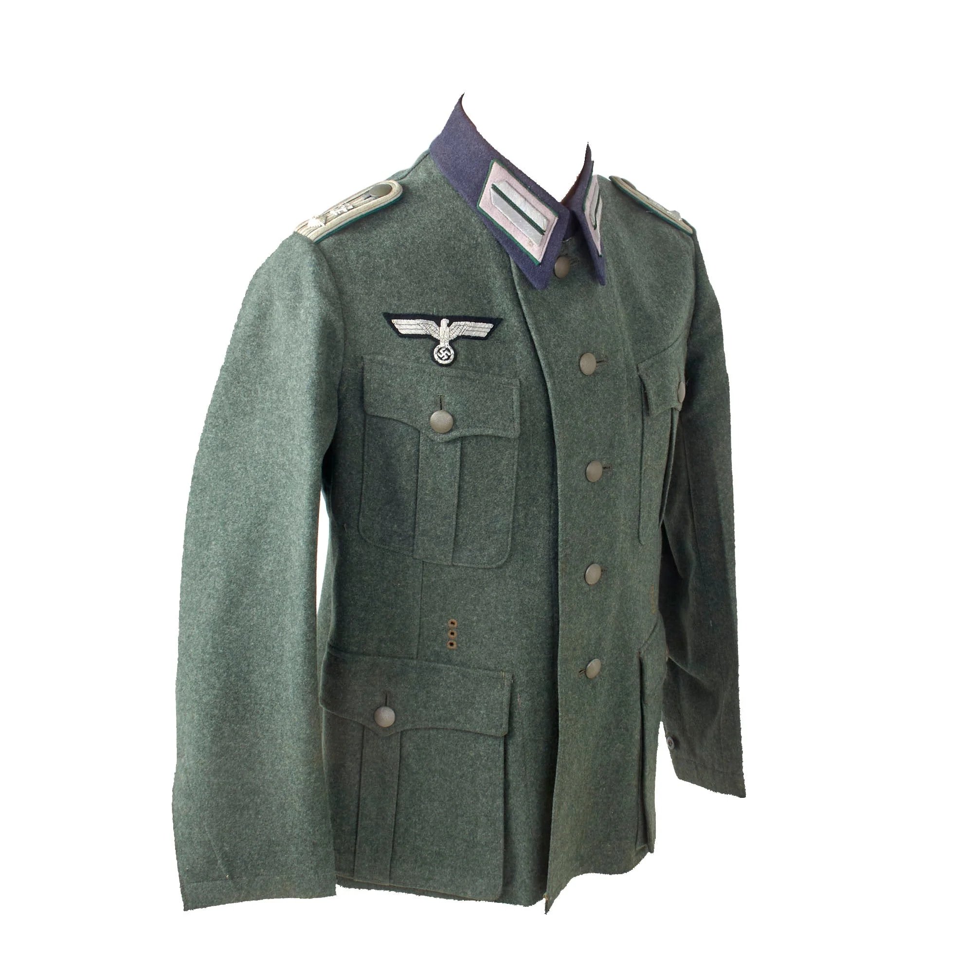 Original German WWII Heer Army Medium Grade Administrative Official M36 Uniform Tunic Dated 1940 - Modified From Enlisted Tunic — image 10