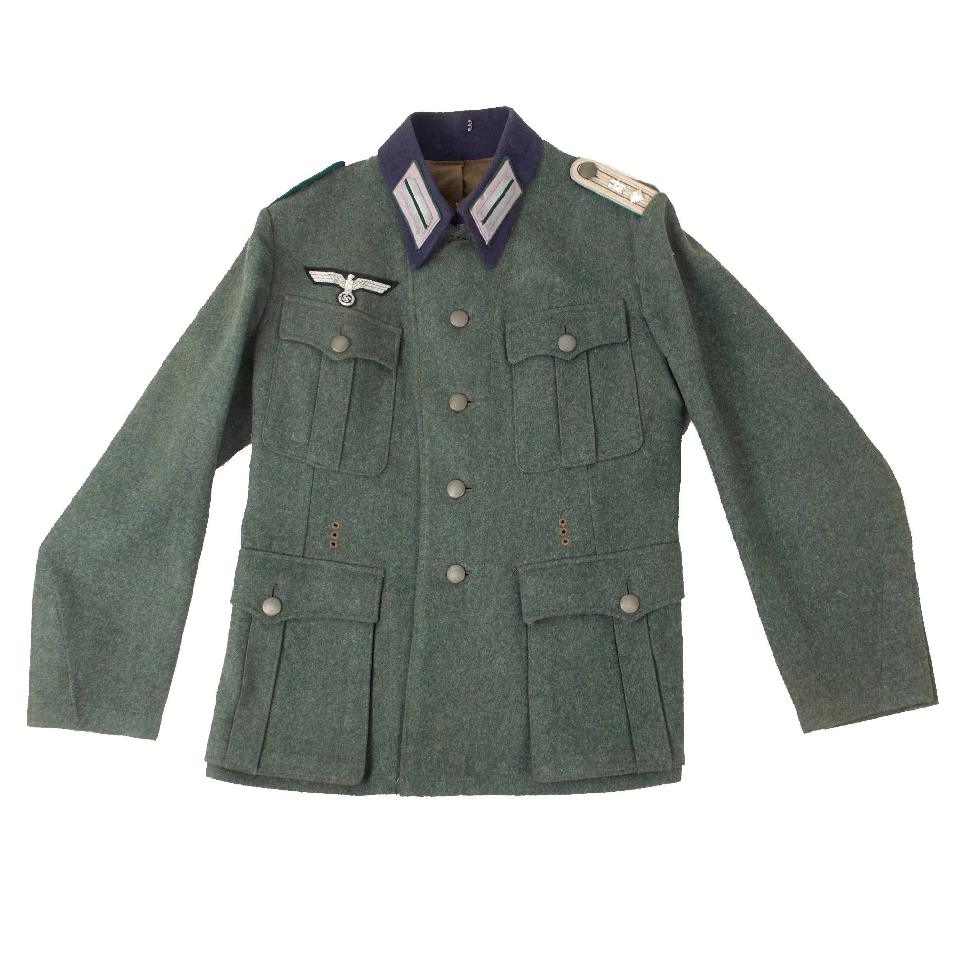 Original German WWII Heer Army Medium Grade Administrative Official M36 Uniform Tunic Dated 1940 - Modified From Enlisted Tunic — image 16