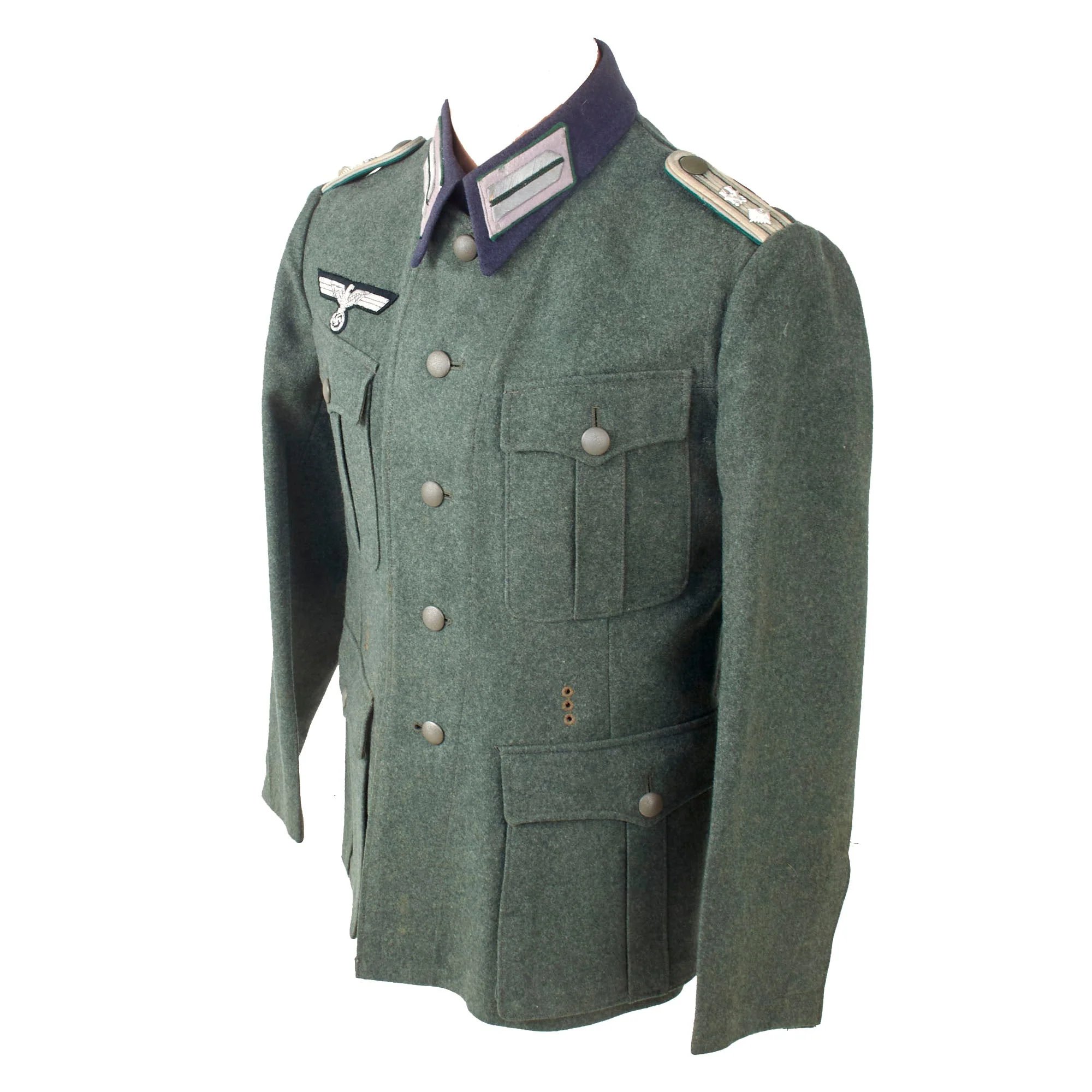 Original German WWII Heer Army Medium Grade Administrative Official M36 Uniform Tunic Dated 1940 - Modified From Enlisted Tunic — image 3