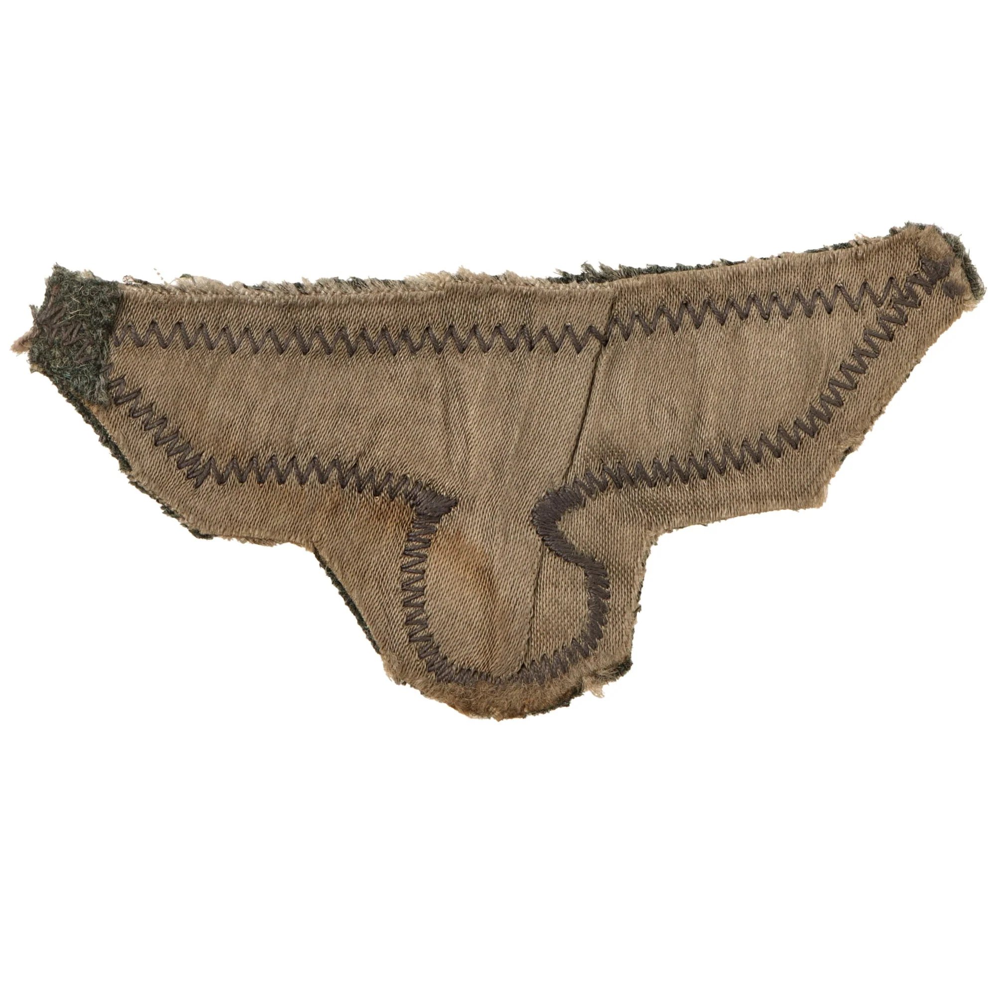 Original German WWII Heer Army EM/NCO BeVO Breast Eagle - Field Uniform Cutoff — image 2