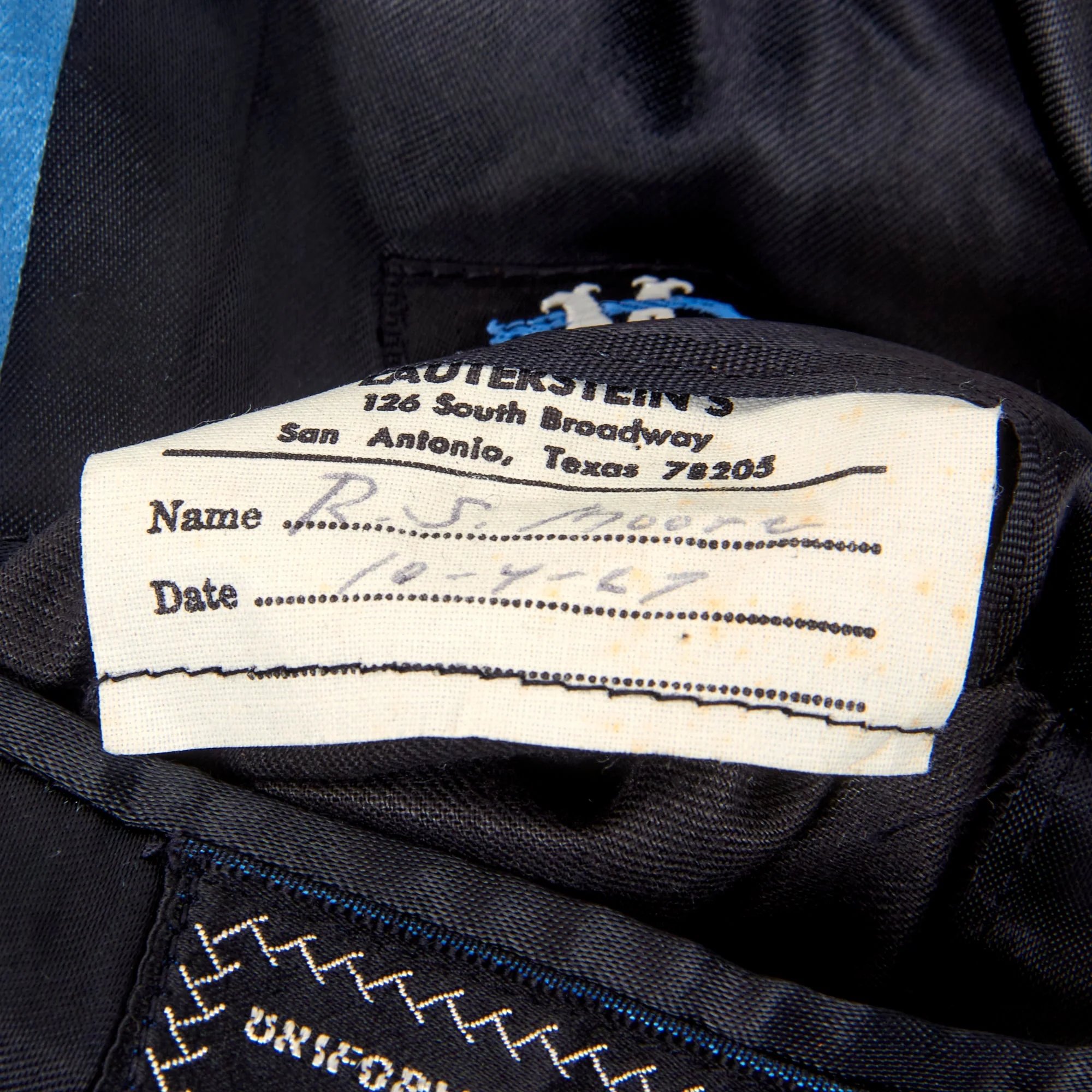 Original U.S. WWII First Special Service Force FSSF 2nd Regiment Commander A2 Jacket, Officer's Visor Caps & Captured German Map Set of Lieutenant Colonel Robert Simeon Moore - 2nd Battalion, 2nd FSSF Regiment Commander — image 10