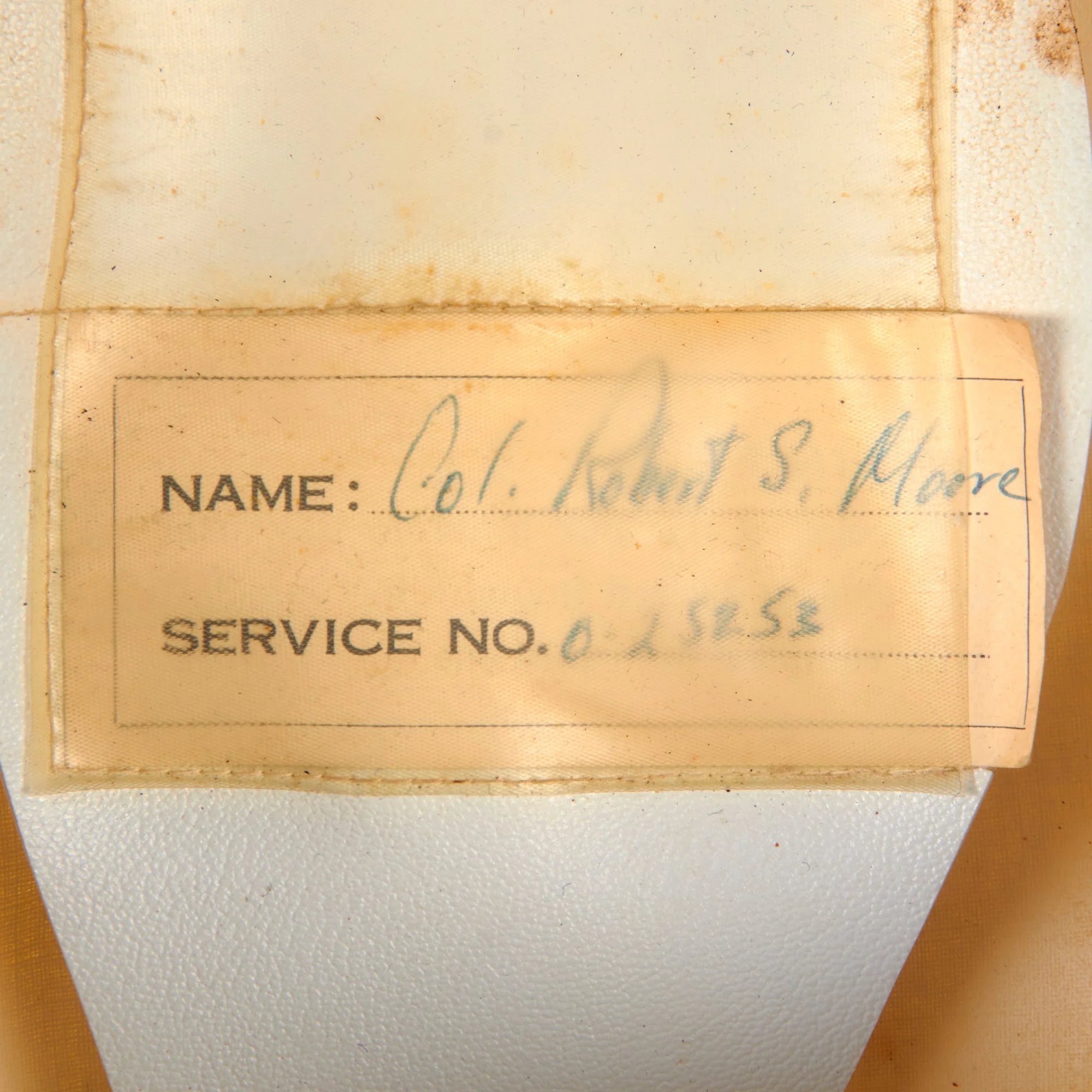 Original U.S. WWII First Special Service Force FSSF 2nd Regiment Commander A2 Jacket, Officer's Visor Caps & Captured German Map Set of Lieutenant Colonel Robert Simeon Moore - 2nd Battalion, 2nd FSSF Regiment Commander — image 12