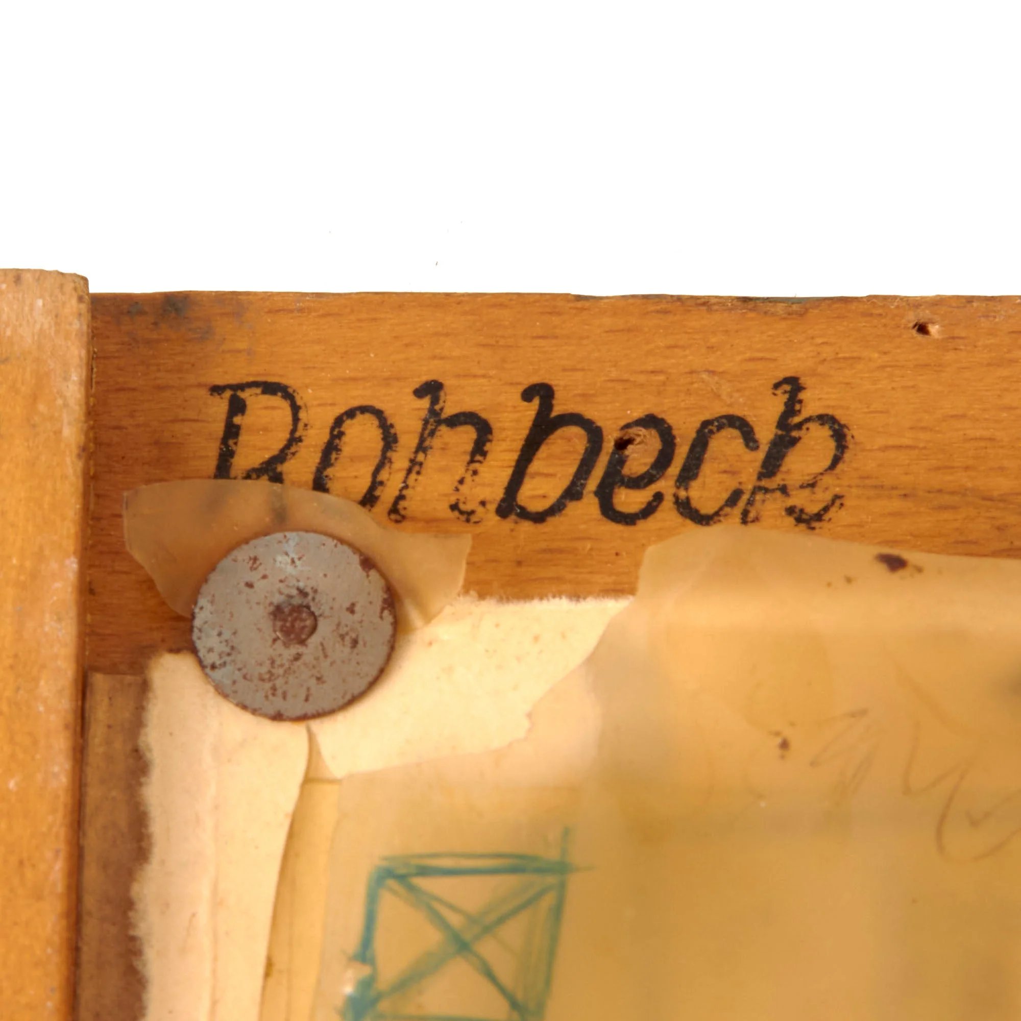 Original U.S. WWII First Special Service Force FSSF 2nd Regiment Commander A2 Jacket, Officer's Visor Caps & Captured German Map Set of Lieutenant Colonel Robert Simeon Moore - 2nd Battalion, 2nd FSSF Regiment Commander — image 16