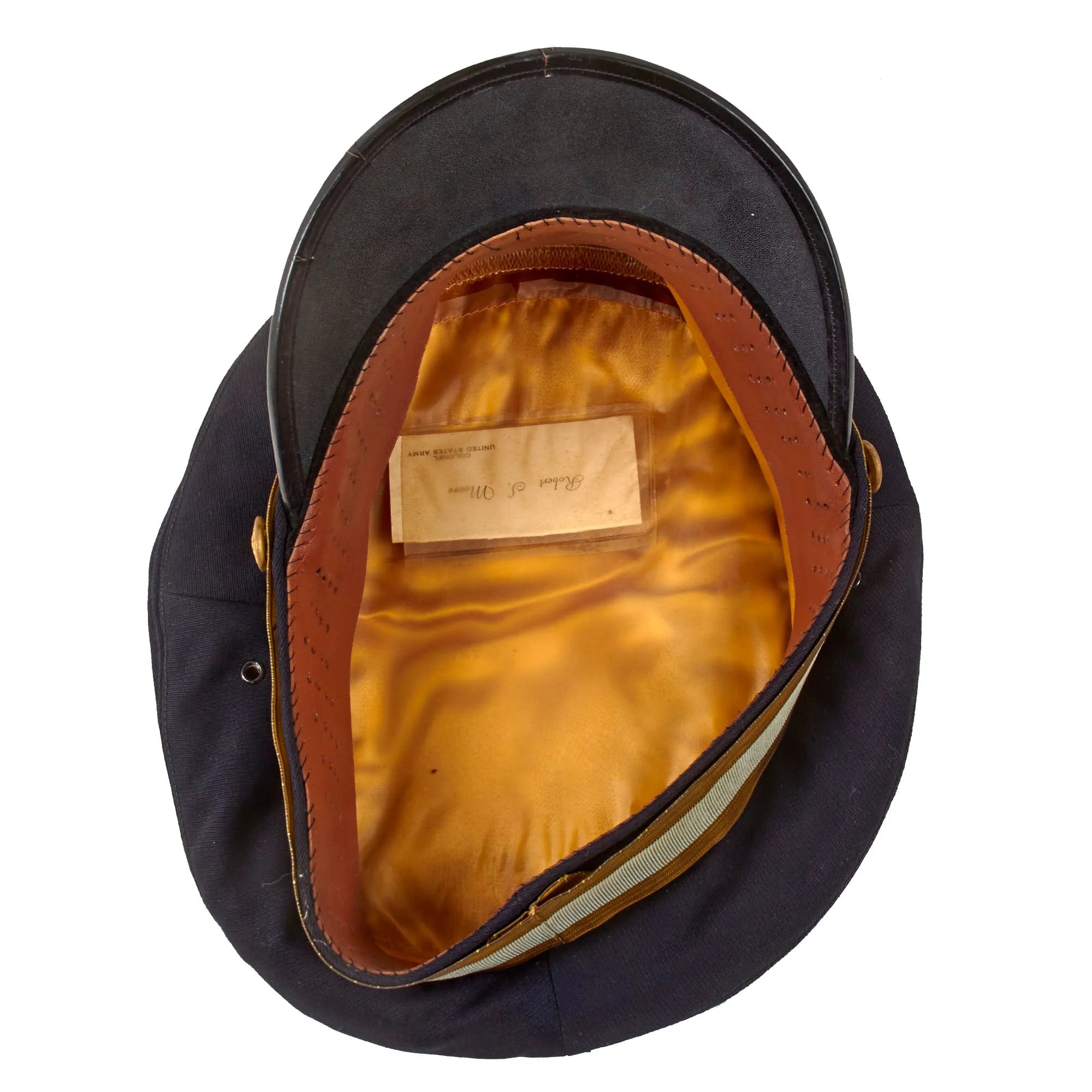 Original U.S. WWII First Special Service Force FSSF 2nd Regiment Commander A2 Jacket, Officer's Visor Caps & Captured German Map Set of Lieutenant Colonel Robert Simeon Moore - 2nd Battalion, 2nd FSSF Regiment Commander — image 31