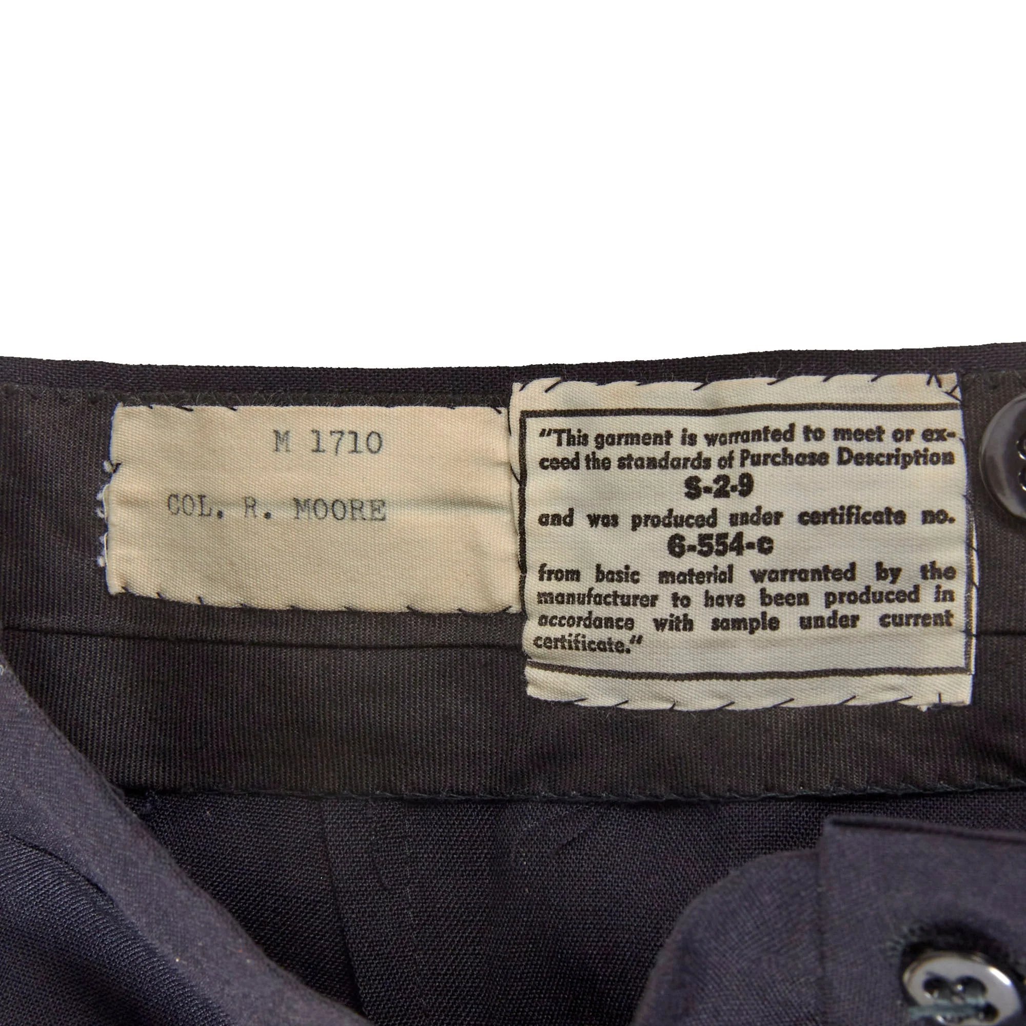 Original U.S. WWII First Special Service Force FSSF 2nd Regiment Commander A2 Jacket, Officer's Visor Caps & Captured German Map Set of Lieutenant Colonel Robert Simeon Moore - 2nd Battalion, 2nd FSSF Regiment Commander — image 33