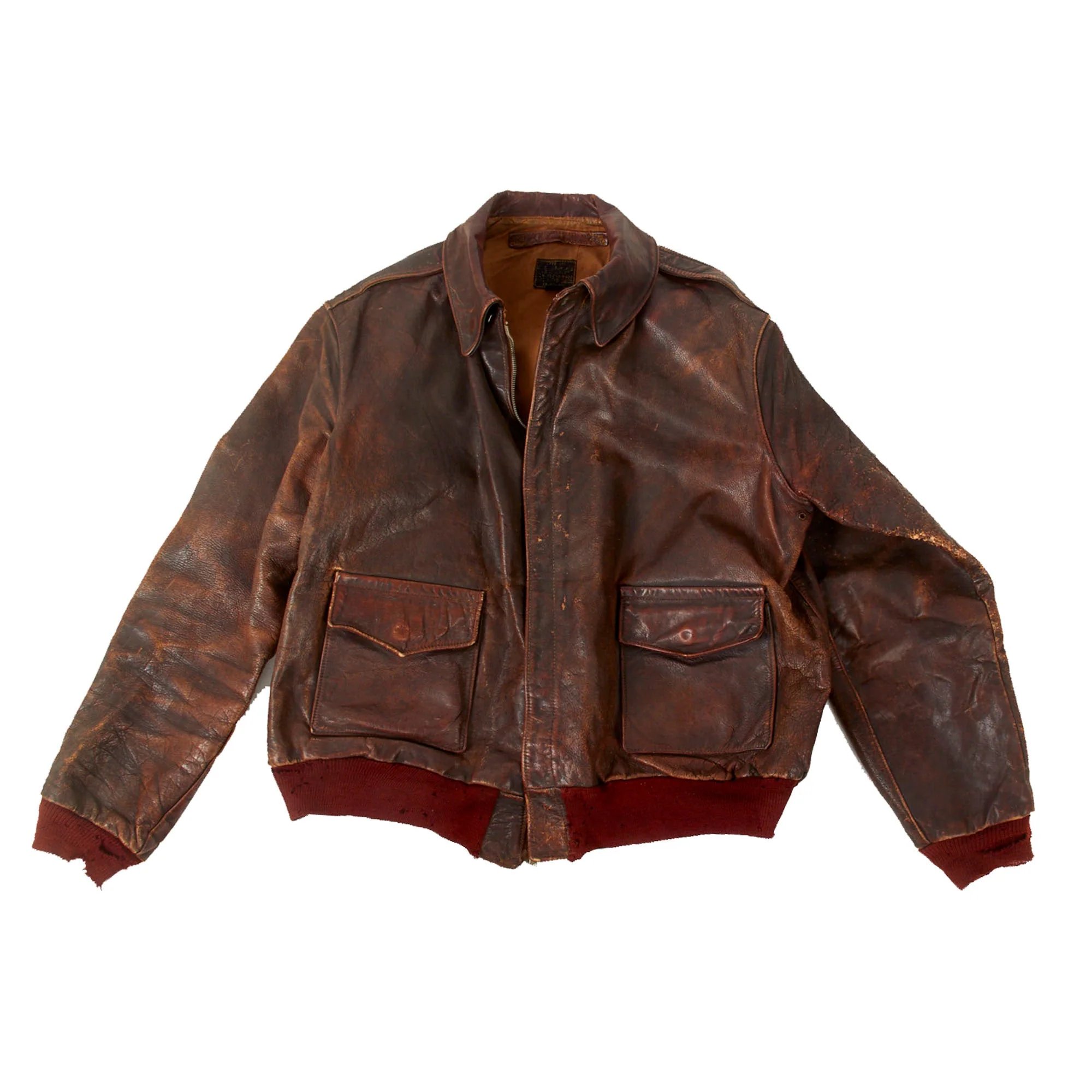 Original U.S. WWII First Special Service Force FSSF 2nd Regiment Commander A2 Jacket, Officer's Visor Caps & Captured German Map Set of Lieutenant Colonel Robert Simeon Moore - 2nd Battalion, 2nd FSSF Regiment Commander — image 36