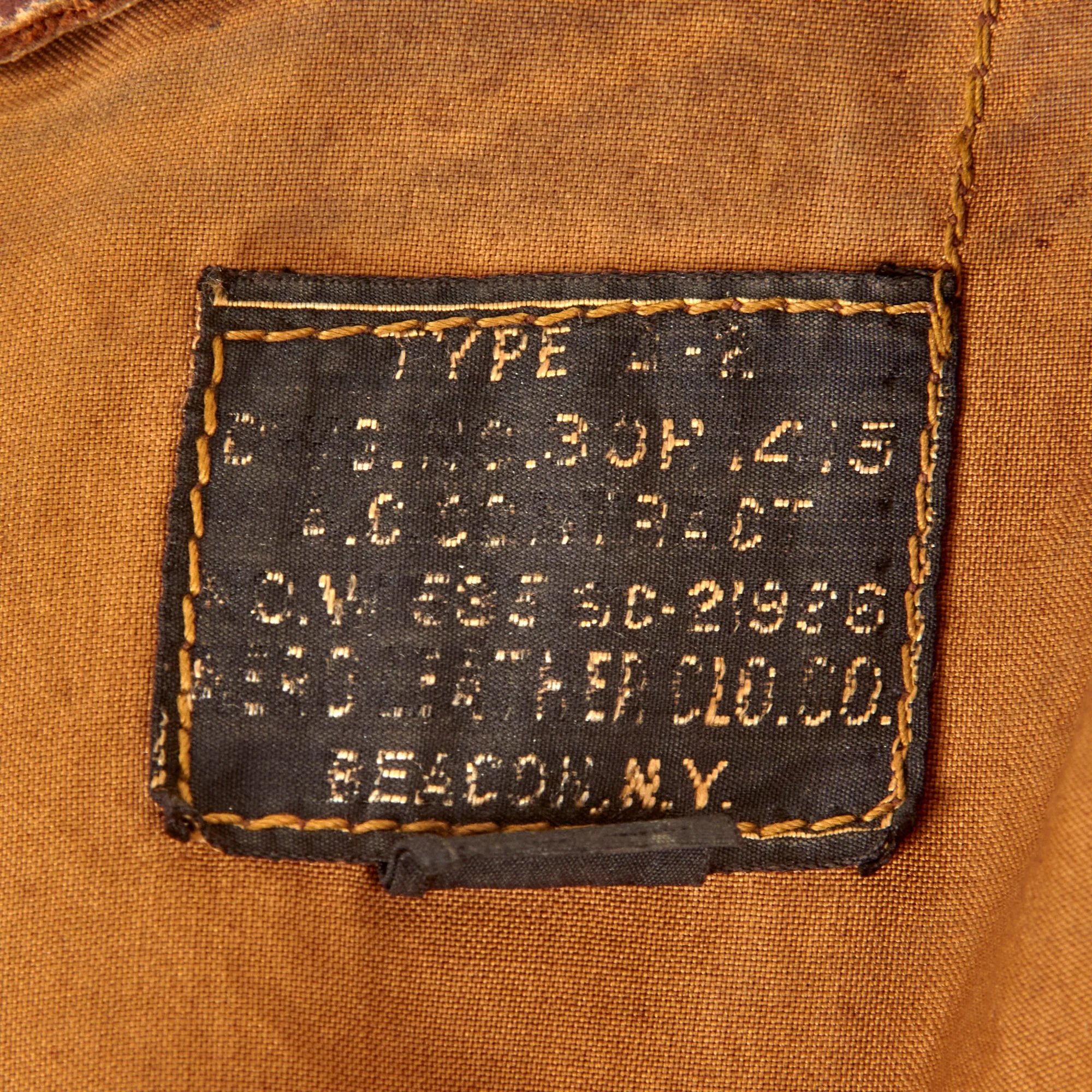 Original U.S. WWII First Special Service Force FSSF 2nd Regiment Commander A2 Jacket, Officer's Visor Caps & Captured German Map Set of Lieutenant Colonel Robert Simeon Moore - 2nd Battalion, 2nd FSSF Regiment Commander — image 37