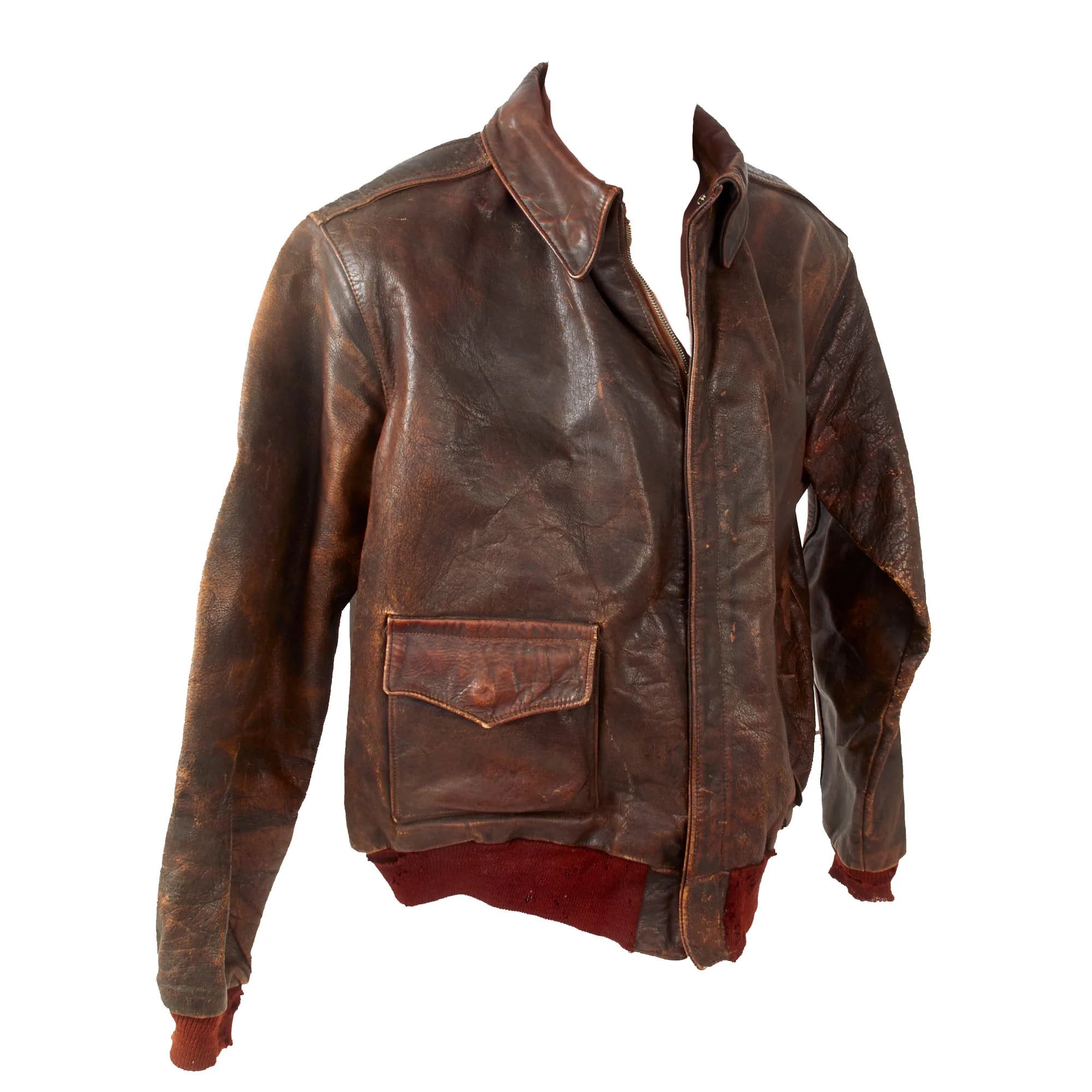 Original U.S. WWII First Special Service Force FSSF 2nd Regiment Commander A2 Jacket, Officer's Visor Caps & Captured German Map Set of Lieutenant Colonel Robert Simeon Moore - 2nd Battalion, 2nd FSSF Regiment Commander — image 41