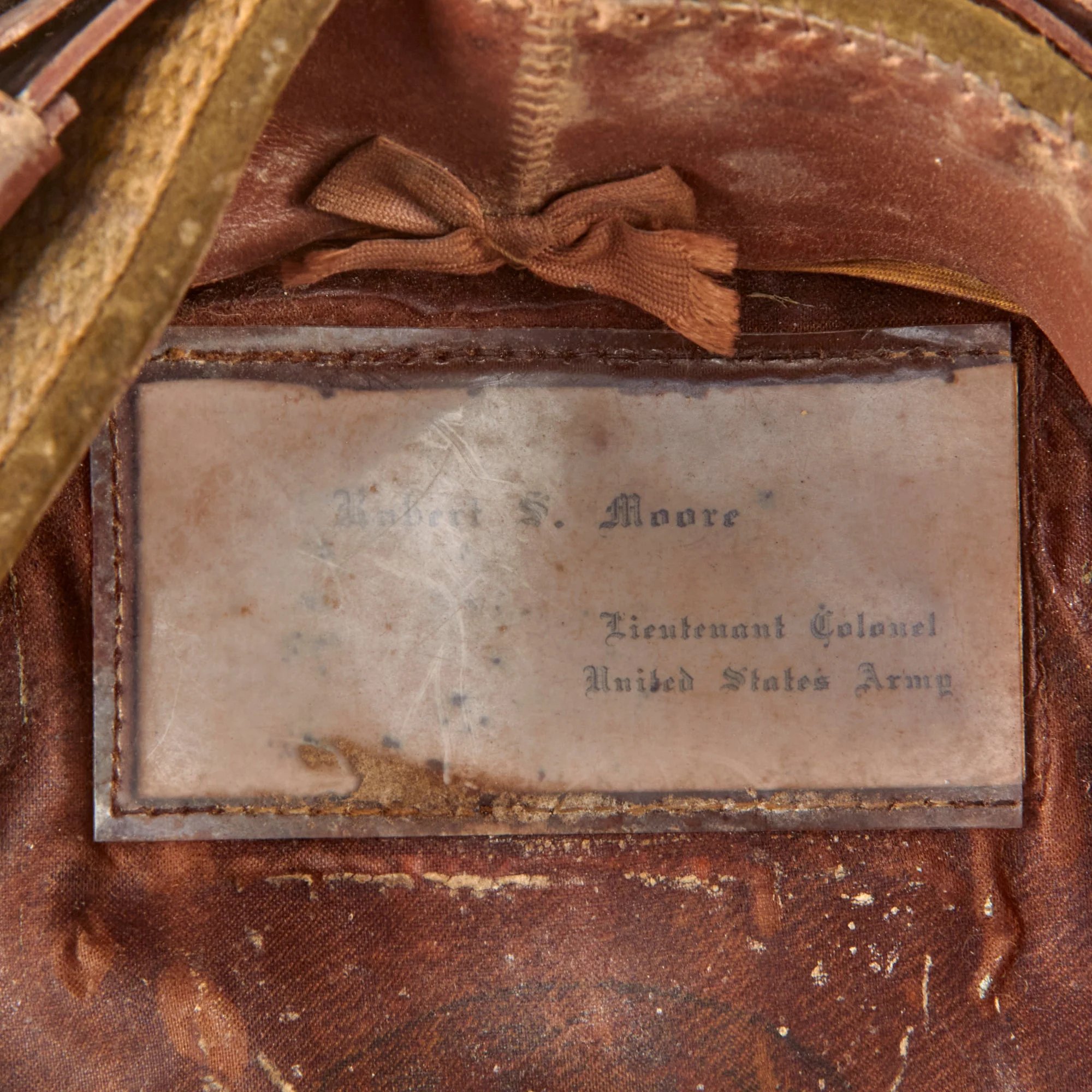 Original U.S. WWII First Special Service Force FSSF 2nd Regiment Commander A2 Jacket, Officer's Visor Caps & Captured German Map Set of Lieutenant Colonel Robert Simeon Moore - 2nd Battalion, 2nd FSSF Regiment Commander — image 7