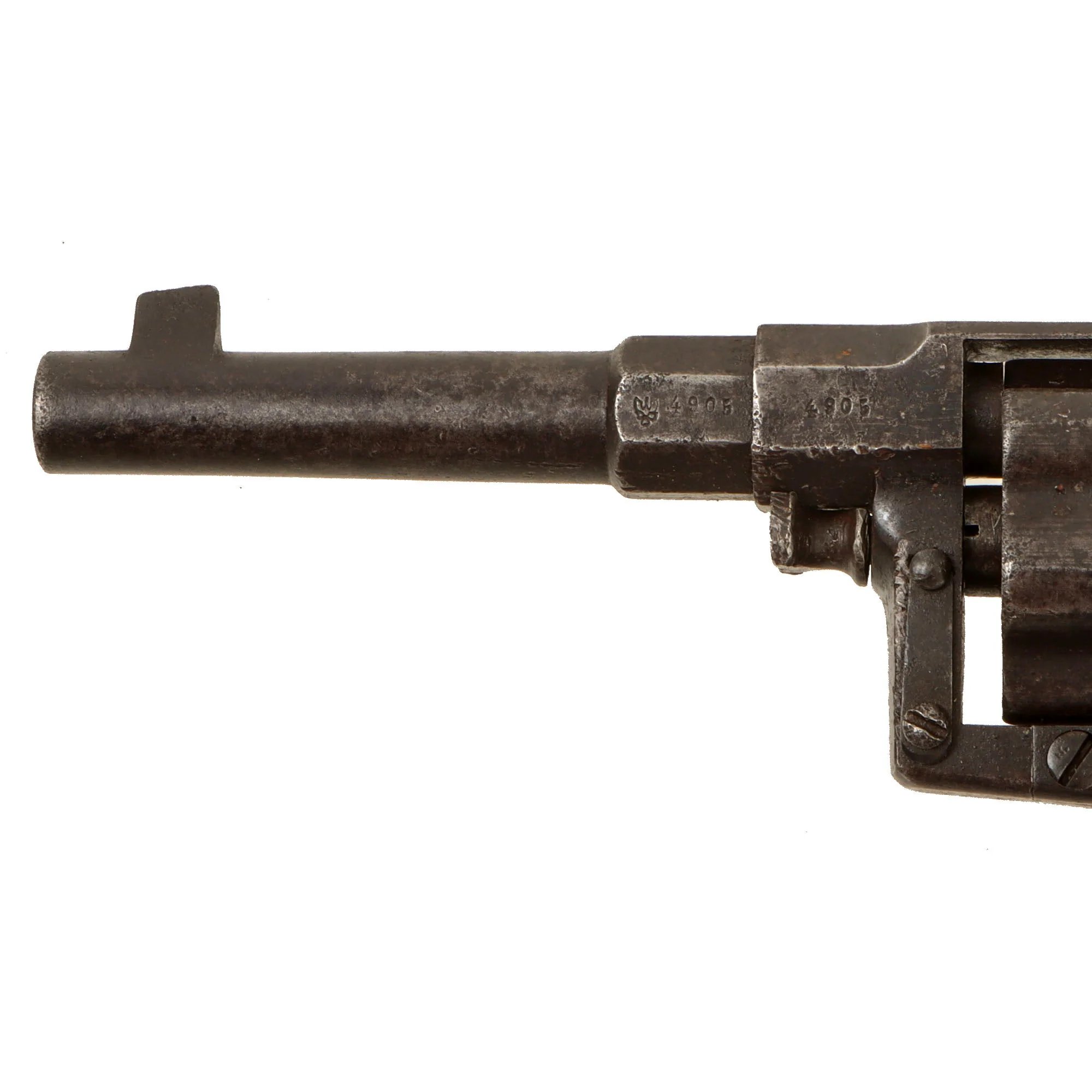 Original Imperial German M1883 Reichsrevolver by Franz von Dreyse with Regiment Markings - Matching Serial 4905 — image 15