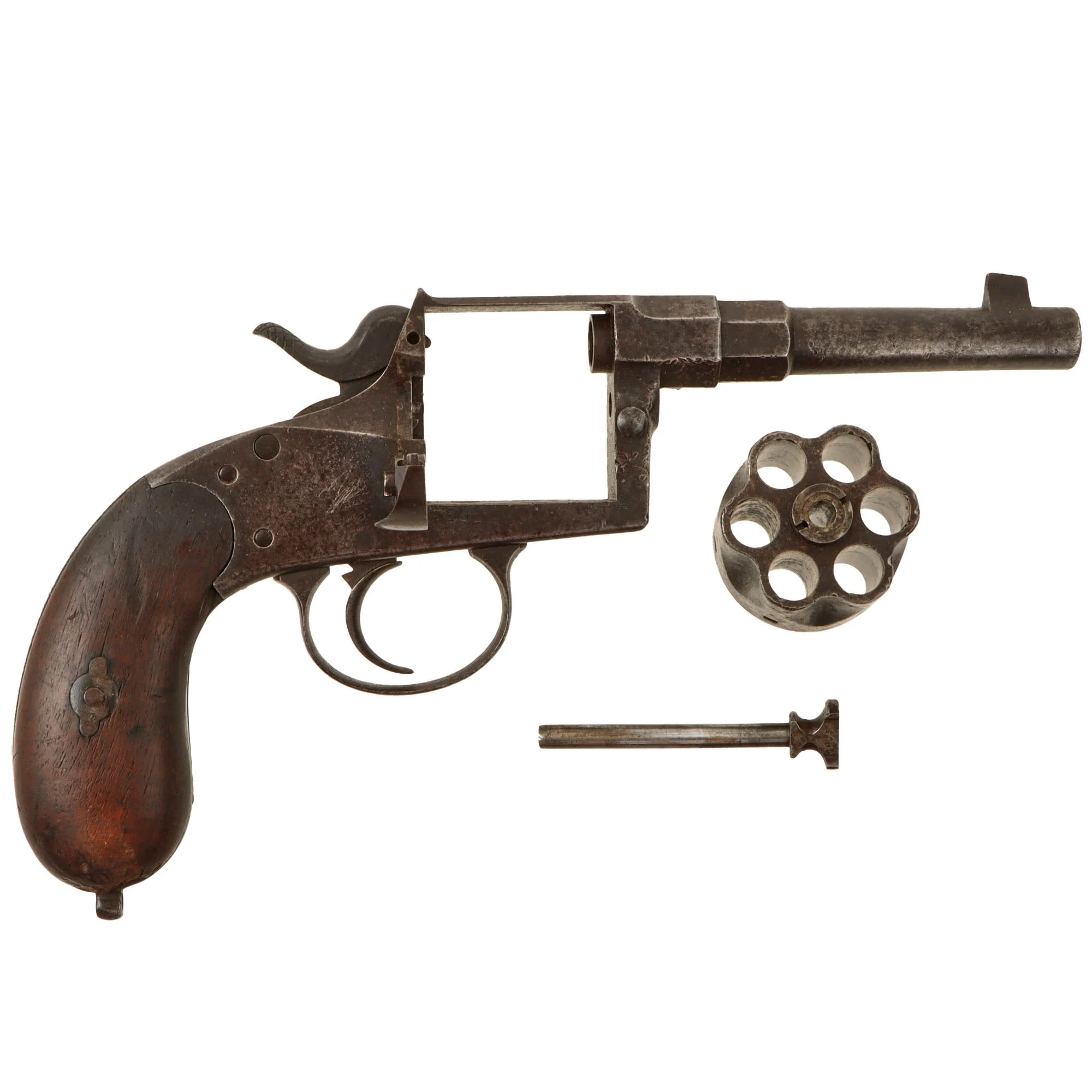 Original Imperial German M1883 Reichsrevolver by Franz von Dreyse with Regiment Markings - Matching Serial 4905 — image 5