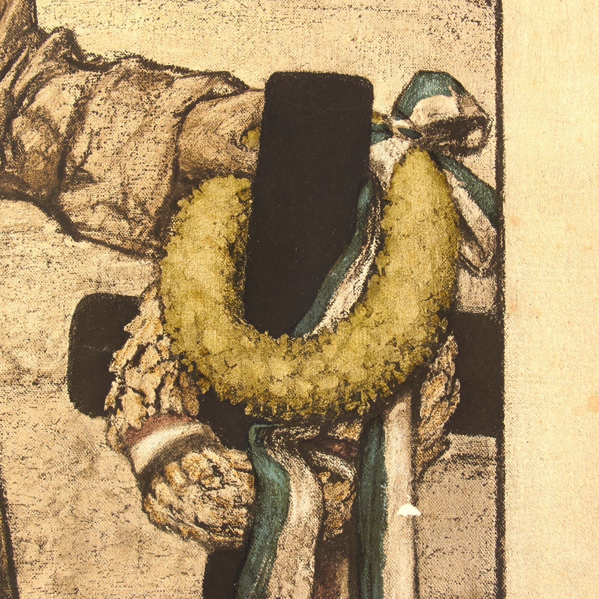 Original Imperial German WWI Bavarian Remembrance Certificate for Fallen Heroes - Der Infanterist Georg Christ - 22 ½ x 25' — image 3