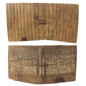 Original Belgian Congo Late 19th Century Wide Woven Fiber Shield …