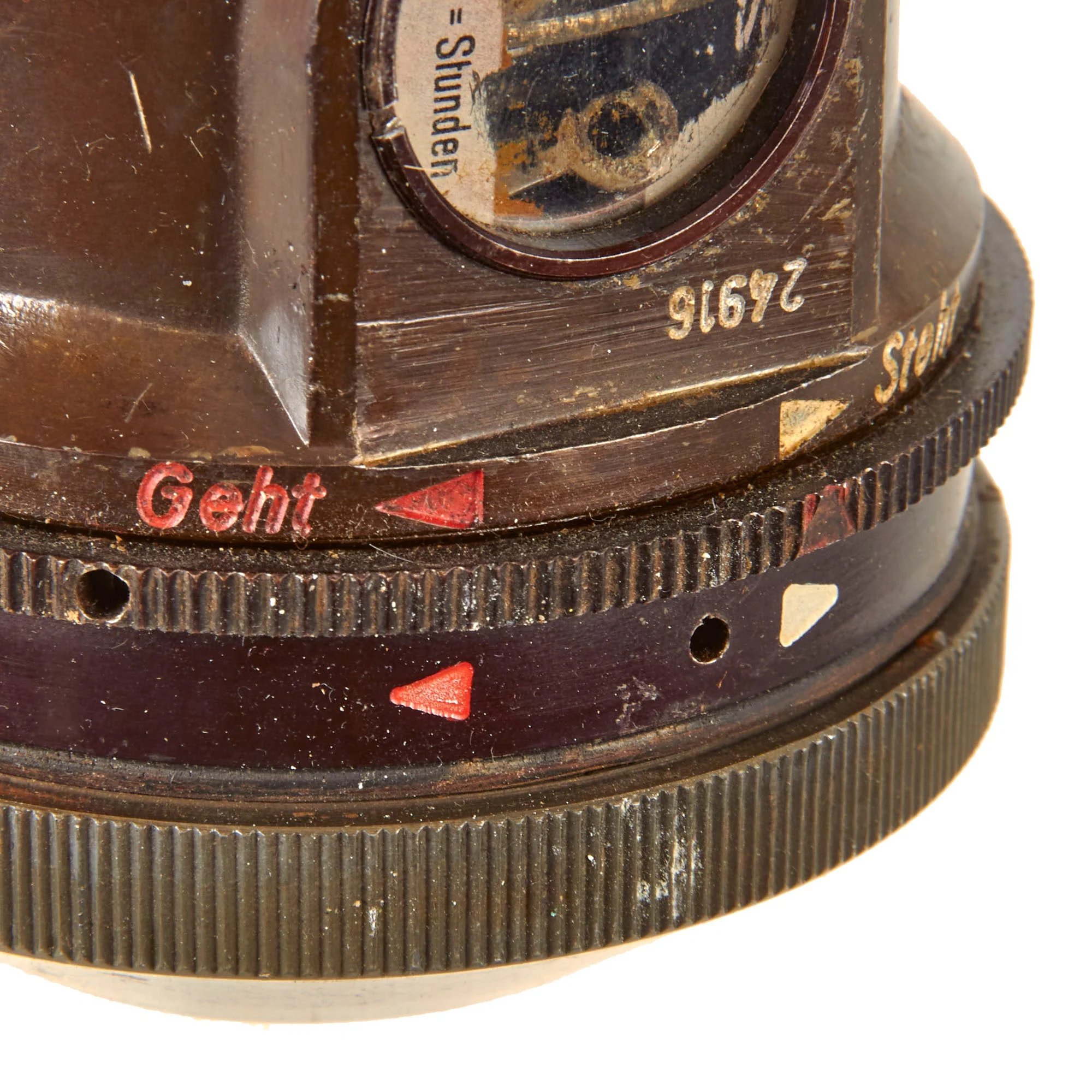 Original German WWII J-Feder 504 Time Delay Fuze - Missing Top — image 6