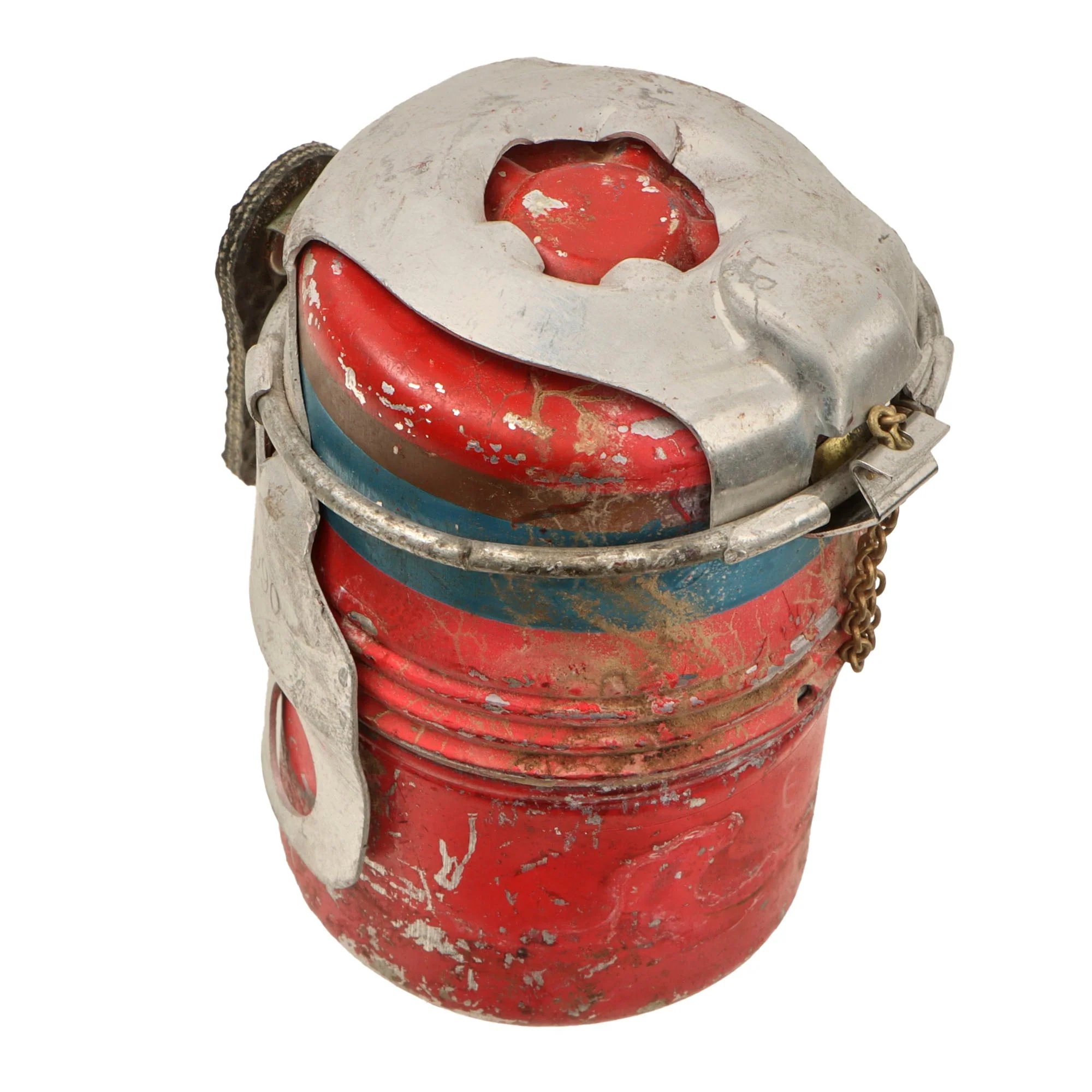 Original Italian WWII Model 35 Red Devil Grenade by Societa Romana - Bomba a Mano Mod. 35 - Dated 1990 — image 6