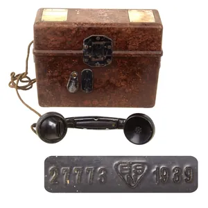 Original German WWII Wehrmacht Model FF 33 Field Telephone by …