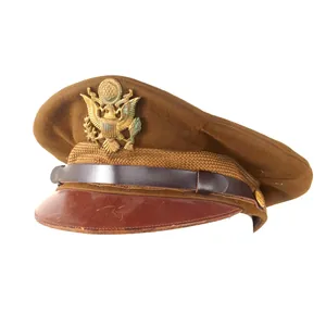 Original U.S. WWII Army Officer Wool Felt Visor Service Cap …