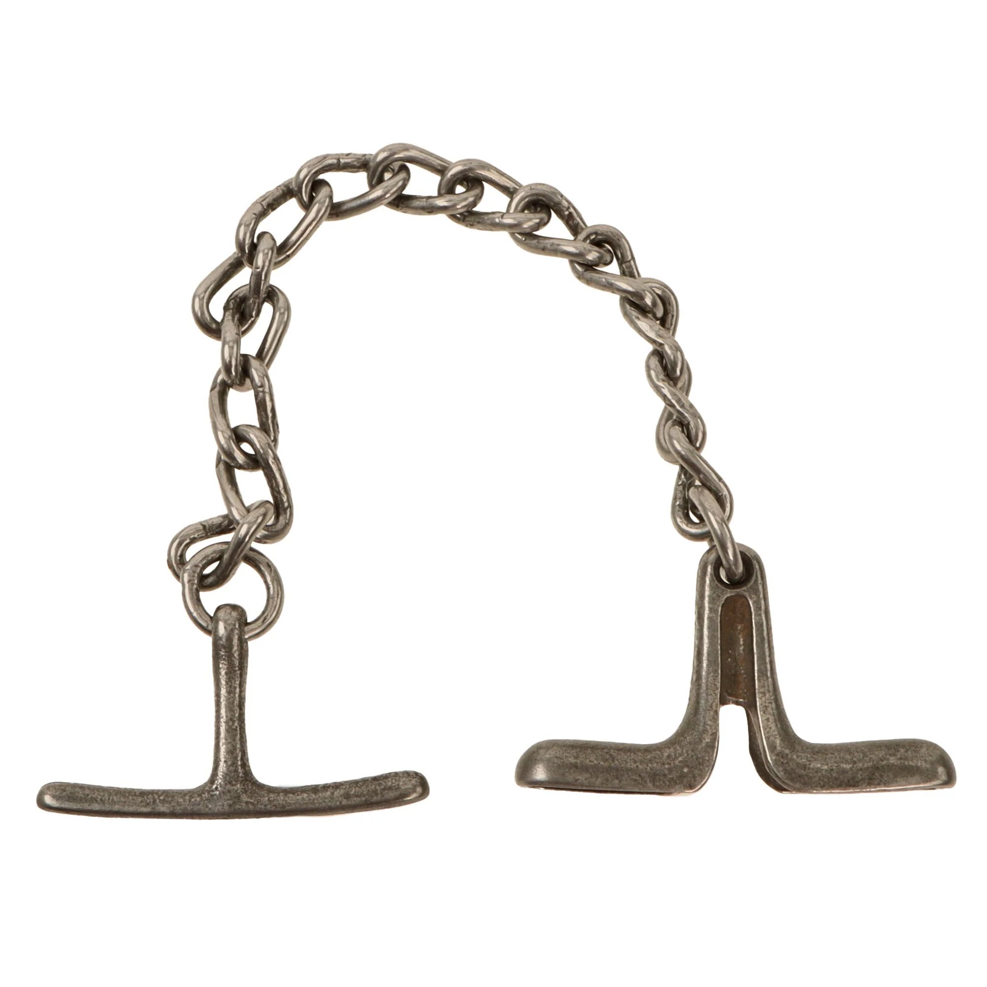 Original German WWII Era Police 'Come Along' Chain Nipper Handcuffs — image 3