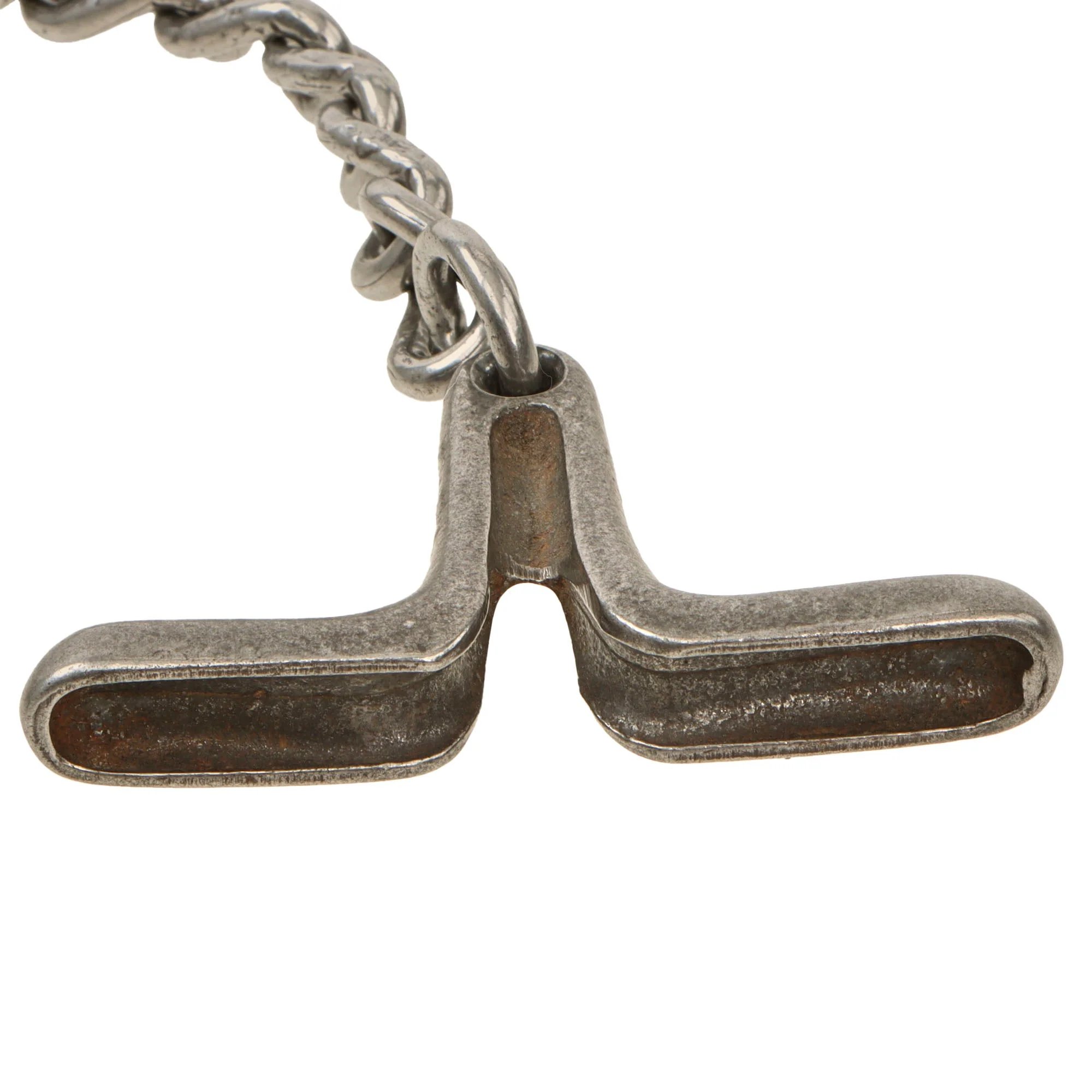 Original German WWII Era Police 'Come Along' Chain Nipper Handcuffs — image 4