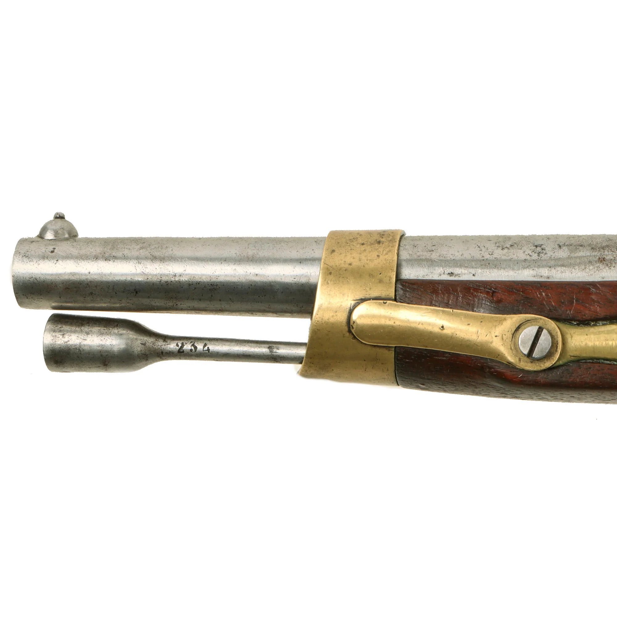 Original U.S. Civil War Era French Navy Modèle 1822T bis Percussion Converted Pistol — image 7