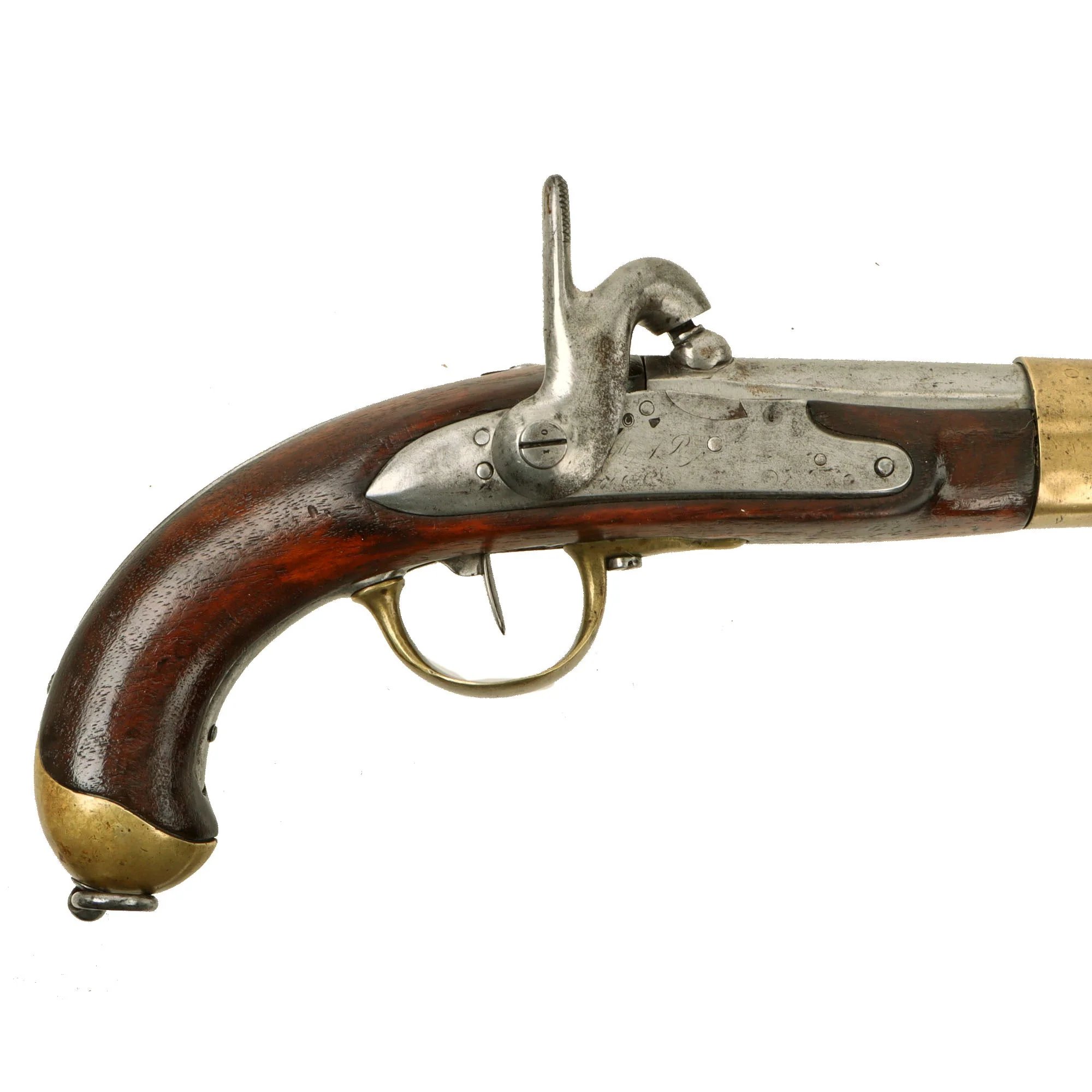 Original U.S. Civil War Era French Navy Modèle 1822T bis Percussion Converted Pistol — image 8