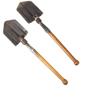 Original German WWII Pair of Two Folding Shovels Klappspaten with …