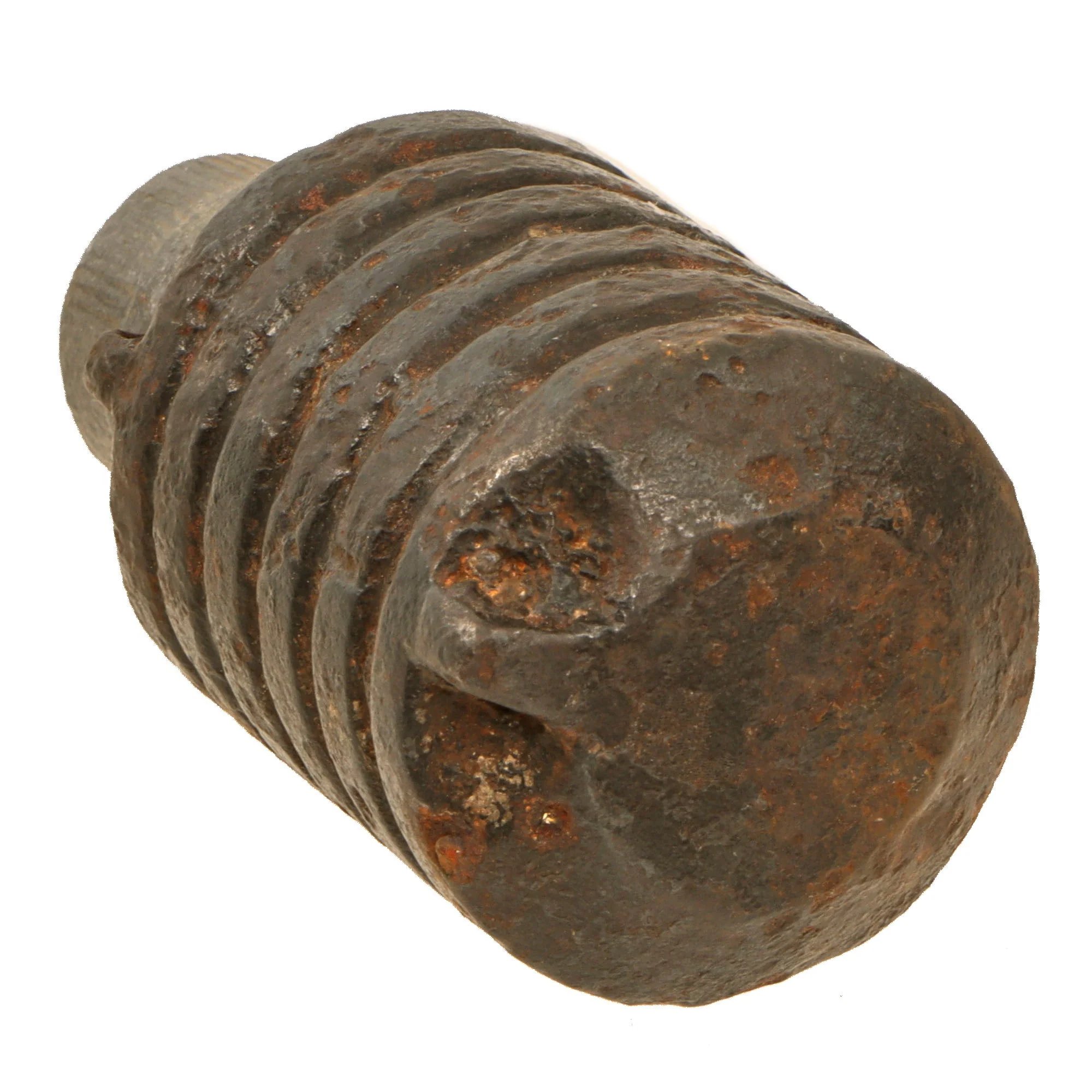 Original Imperial Japanese Inert Type 23 Fragmentation Grenade with Original Fuze Cover - Very Rare — image 6