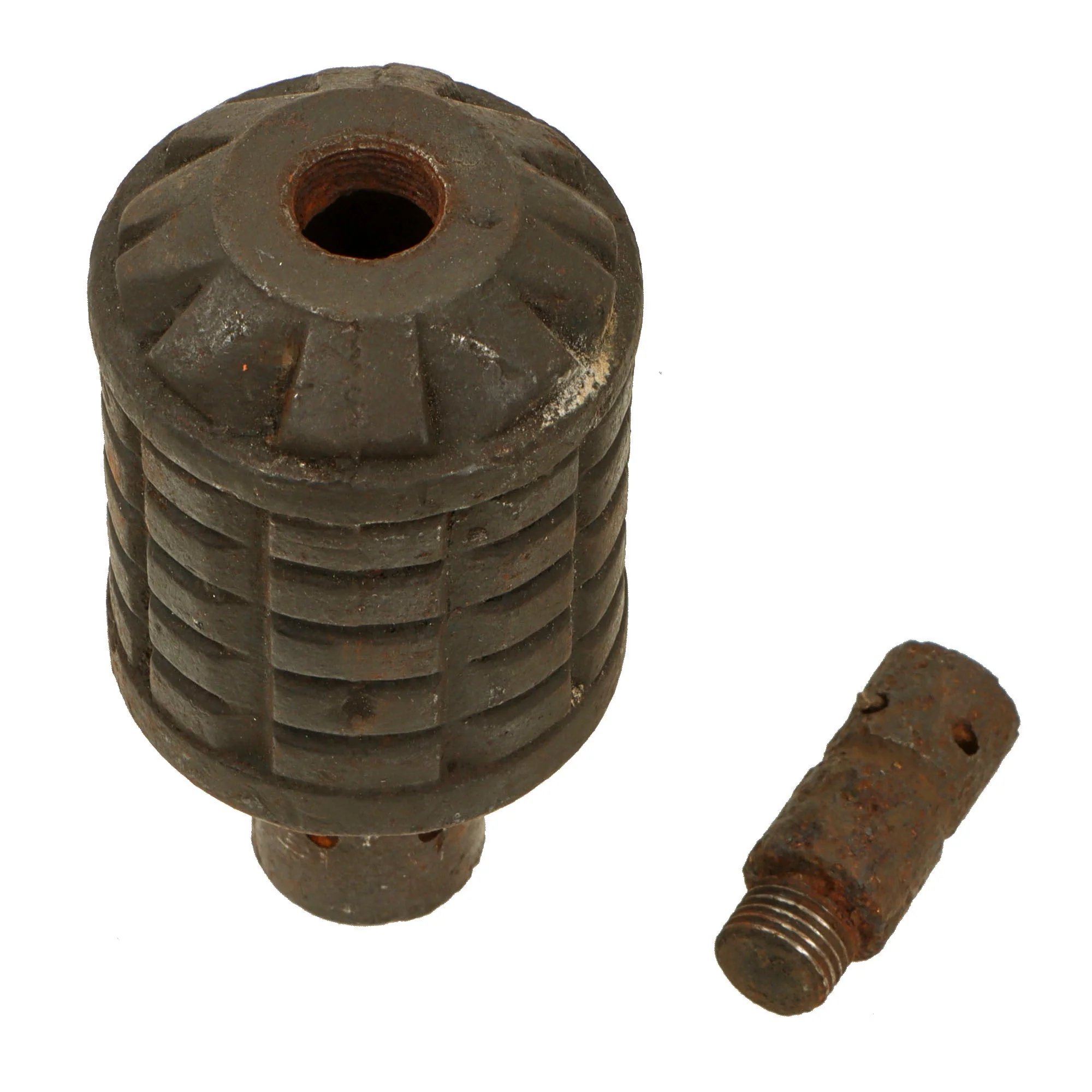 Original Imperial Japanese WWII Inert Relic Condition Type 11 Incendiary Smoke Grenade - Rare — image 4