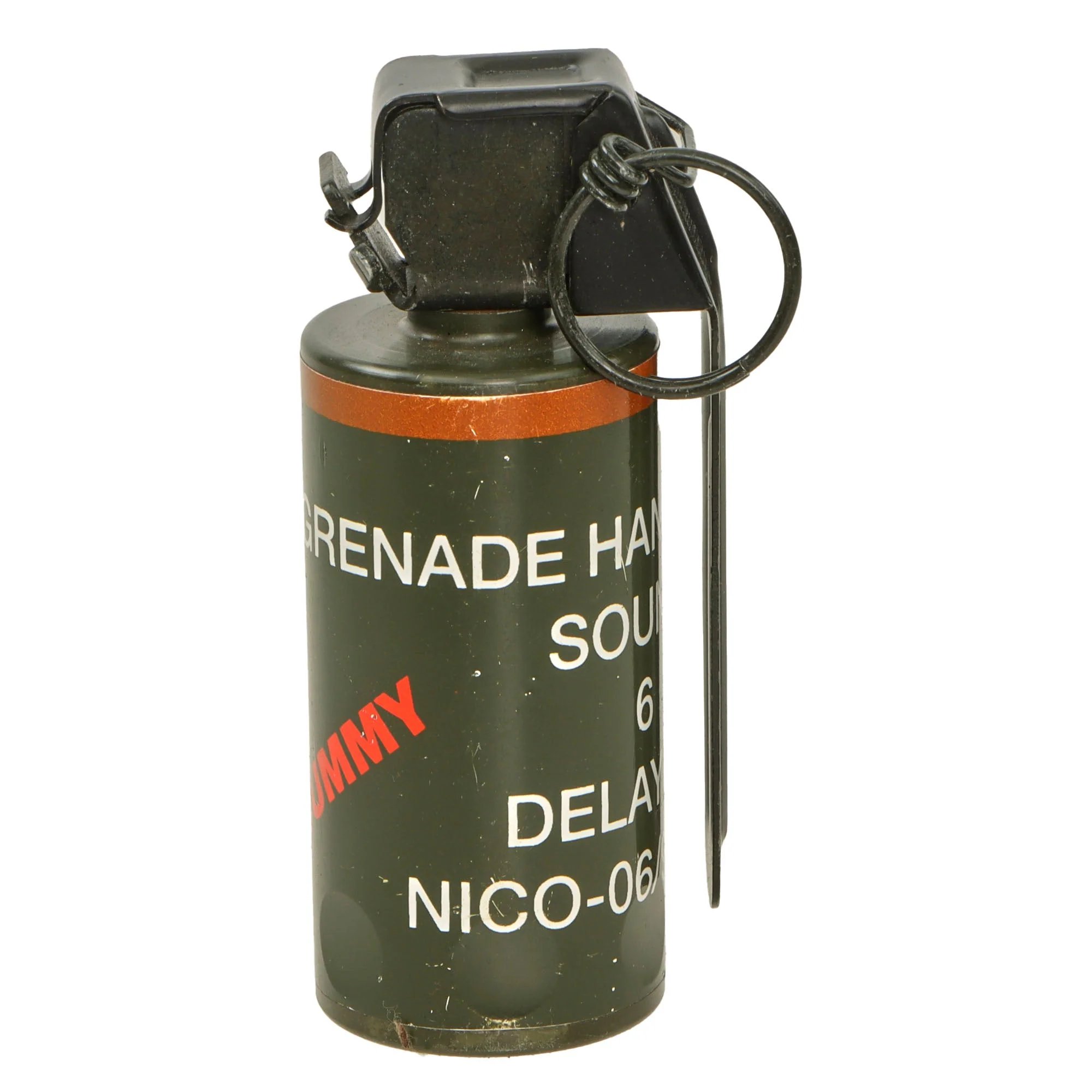 Original U.S. GWOT Era Inert Rheinmetall Sample Trainer '6 Bang' Flashbang Grenade — image 5