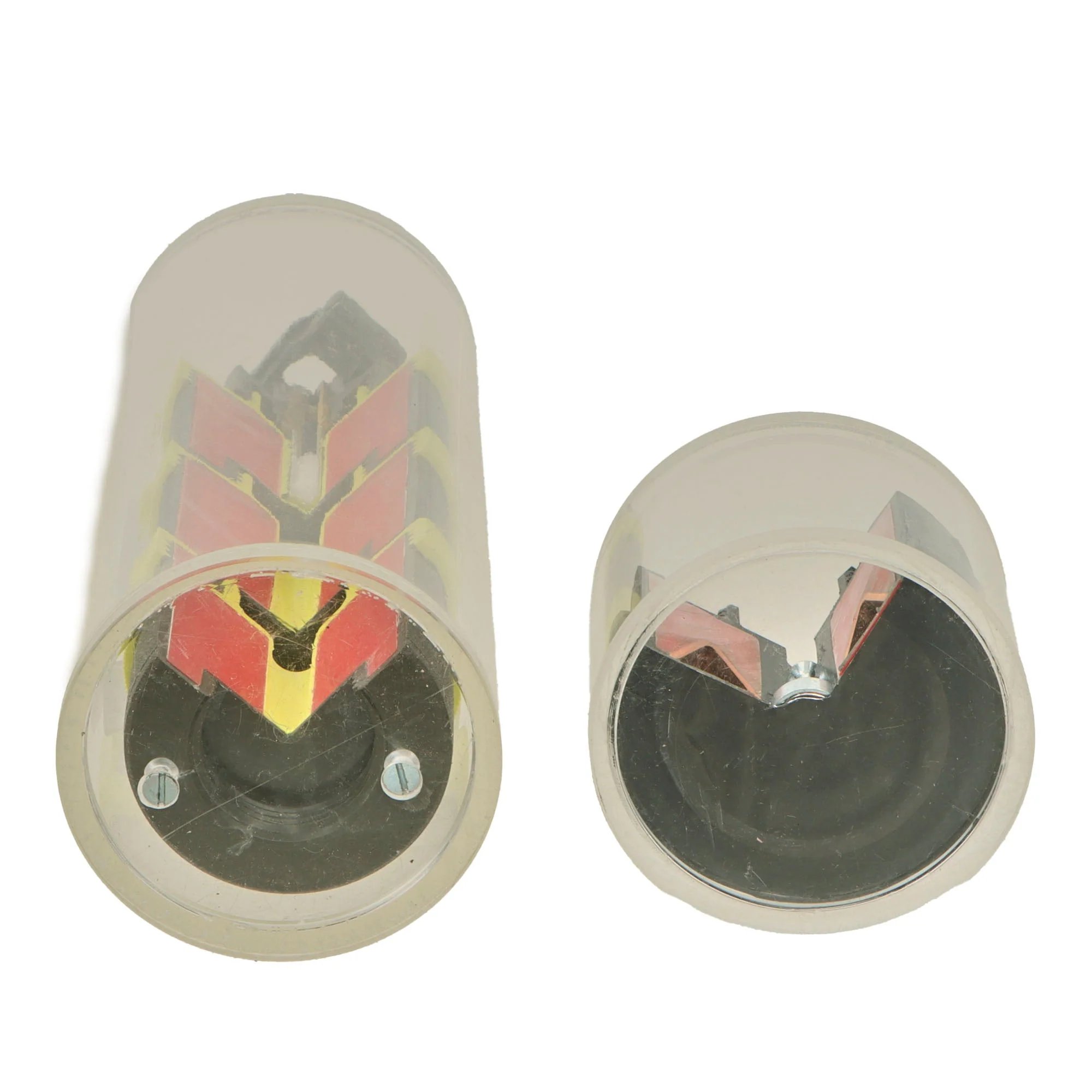 Original German GWOT Inert Rheinmetall Tryckhandgranat 09 Cutaway in Factory Acrylic Display Tube with Spare Stacker in Display Tube — image 4