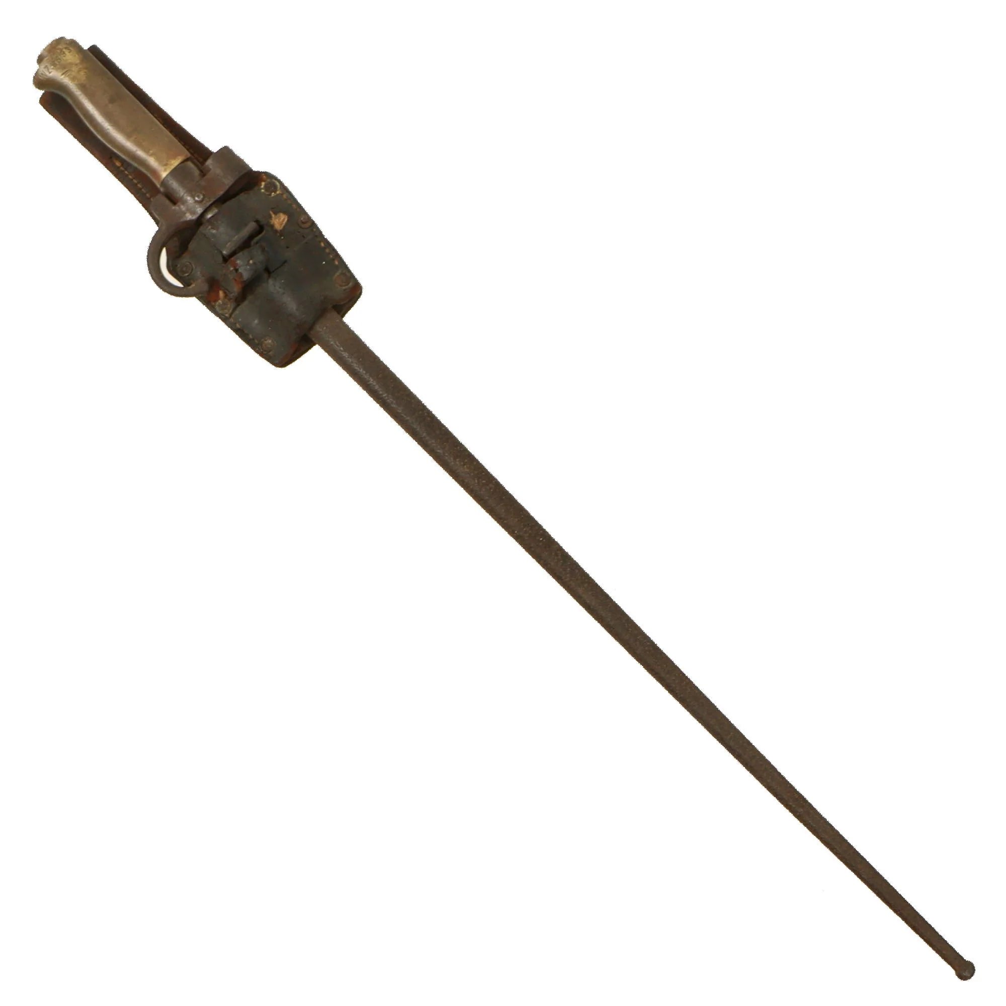 Original Polish Pre-WWII Haller's Army WZ86/93 Lebel Bayonet with Scabbard & Polish Frog — image 4