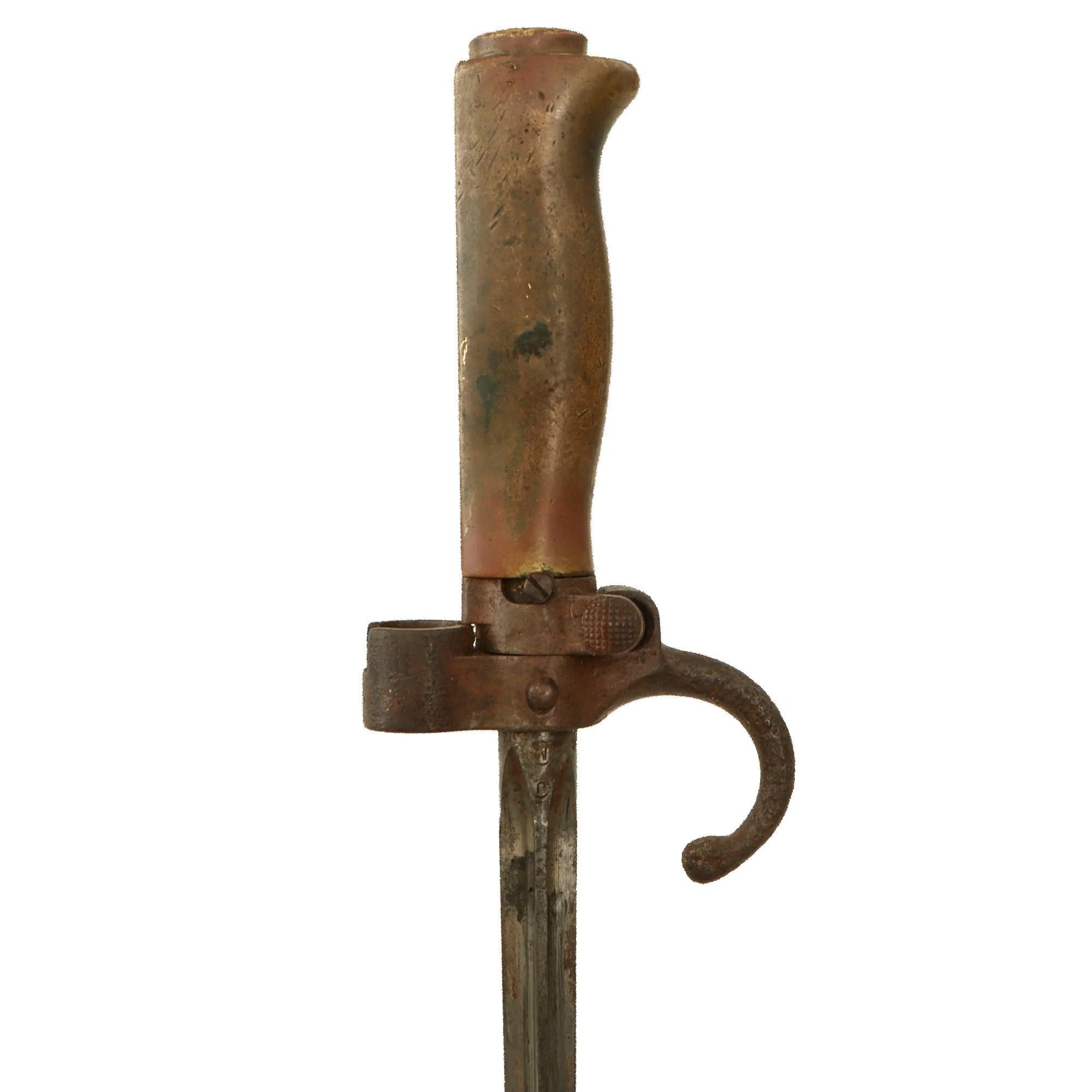 Original Polish Pre-WWII Haller's Army WZ86/93 Lebel Bayonet with Scabbard & Polish Frog — image 6