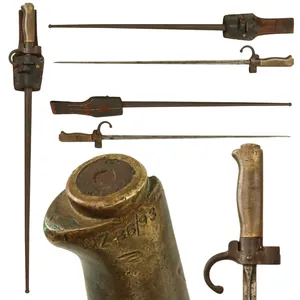 Original Polish Pre-WWII Haller's Army WZ86/93 Lebel Bayonet with Scabbard …