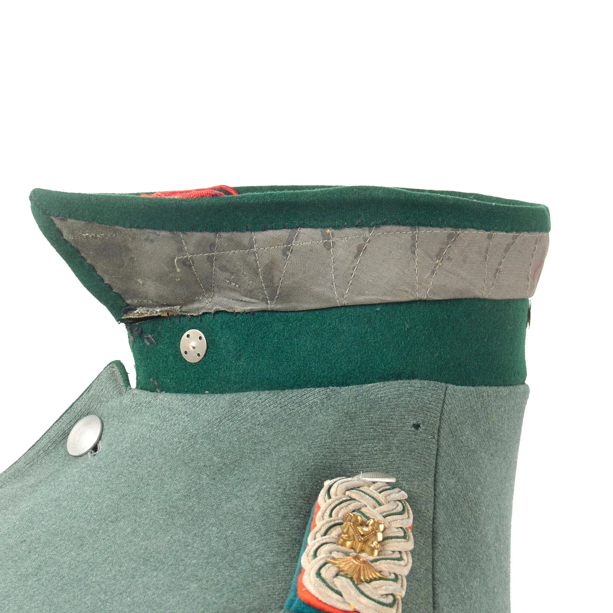 Original German WWII Administrative Oberstleutnant Lieutenant Colonel Military District Officer's Reichswehr-Style Service Tunic with Bullion Breast Eagle — image 12