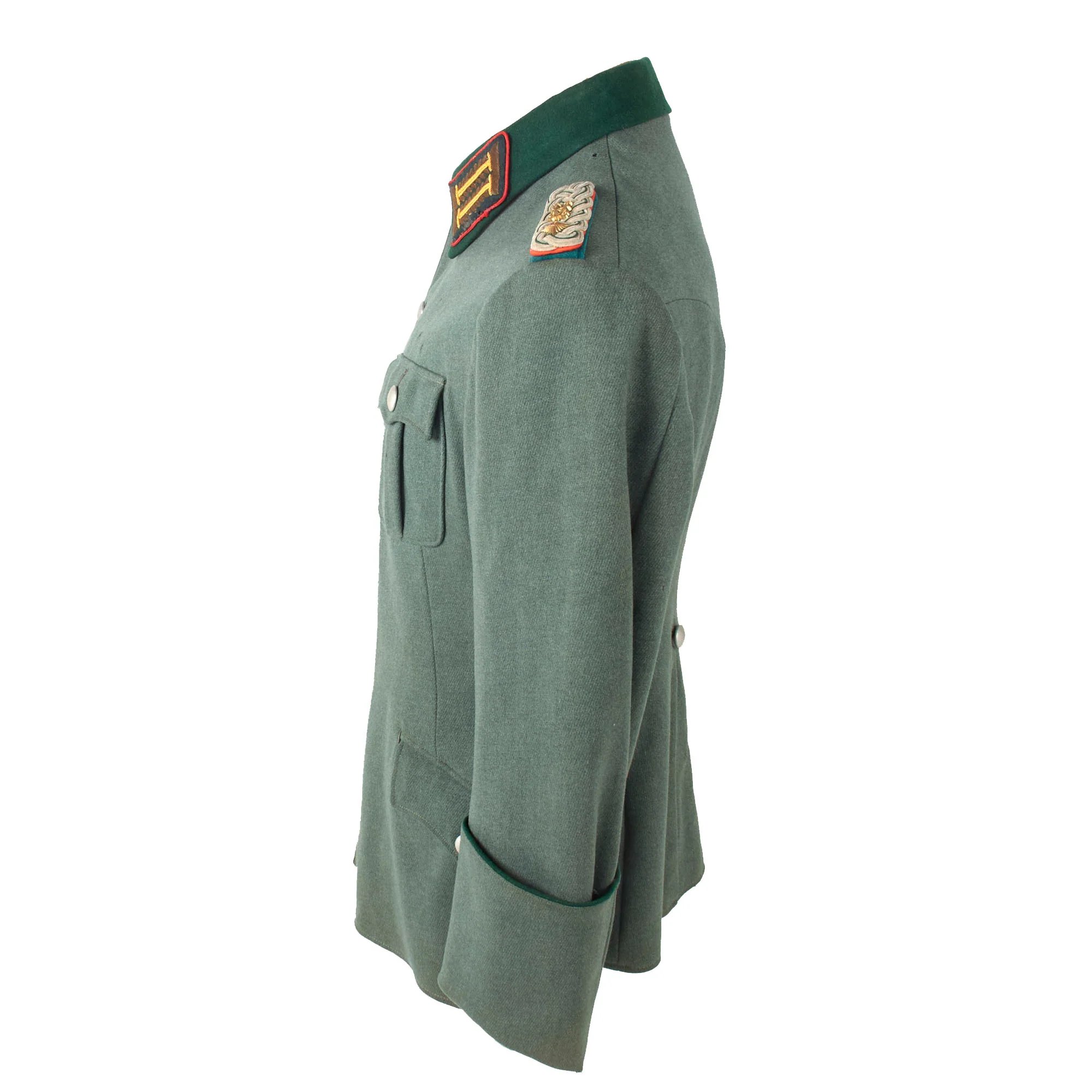 Original German WWII Administrative Oberstleutnant Lieutenant Colonel Military District Officer's Reichswehr-Style Service Tunic with Bullion Breast Eagle — image 6
